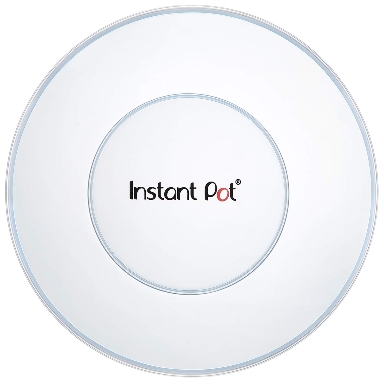 Instant Pot 8QT Silicone Lid, Compatible with 8-Qt Stainless-Steel Inner Pot, Bowl and Food Cover, Microwave Cover for Food, Transparent White