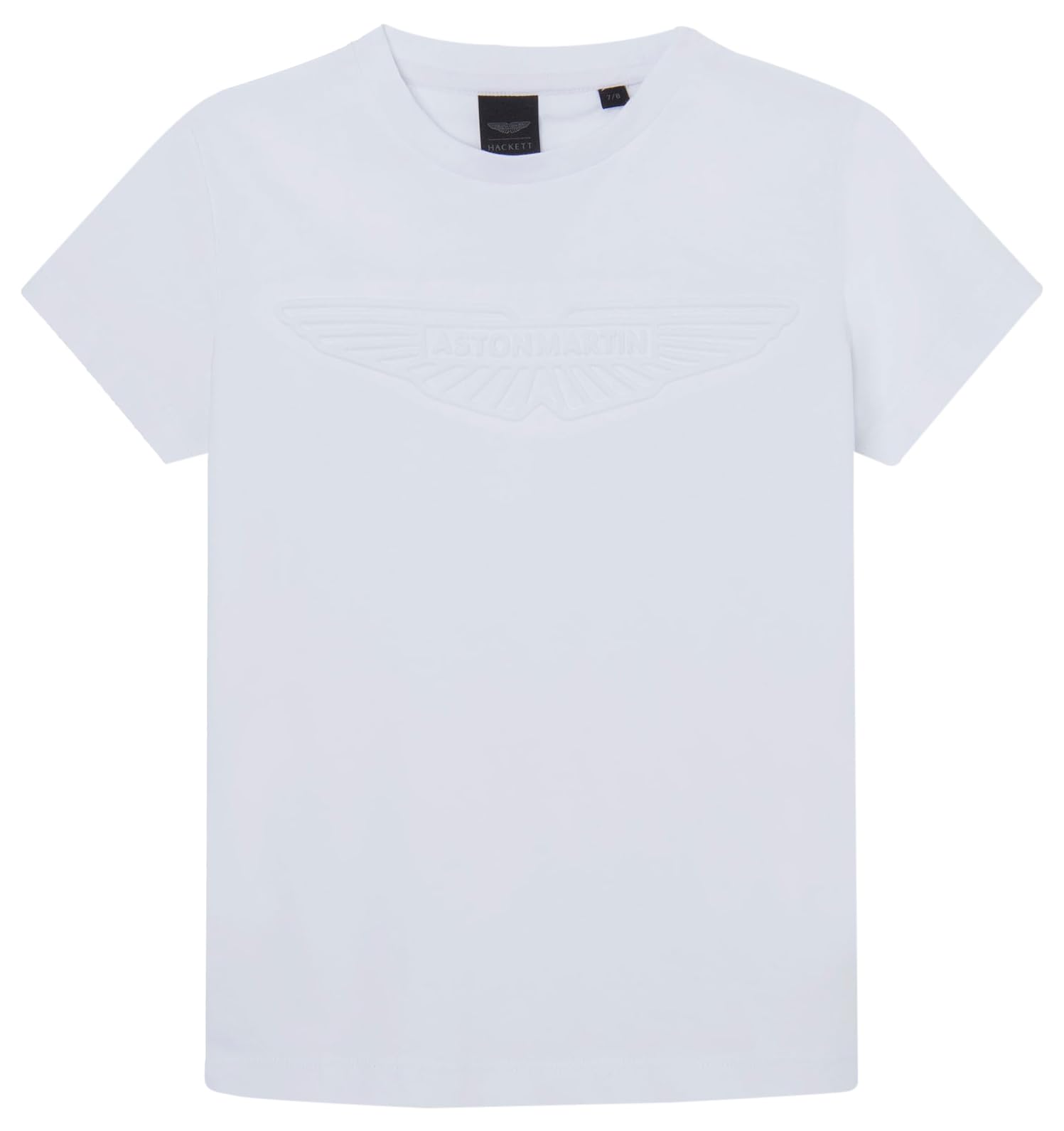 Hackett London Boy's Am Emboss Tee T-Shirt, White (White), 3 Years