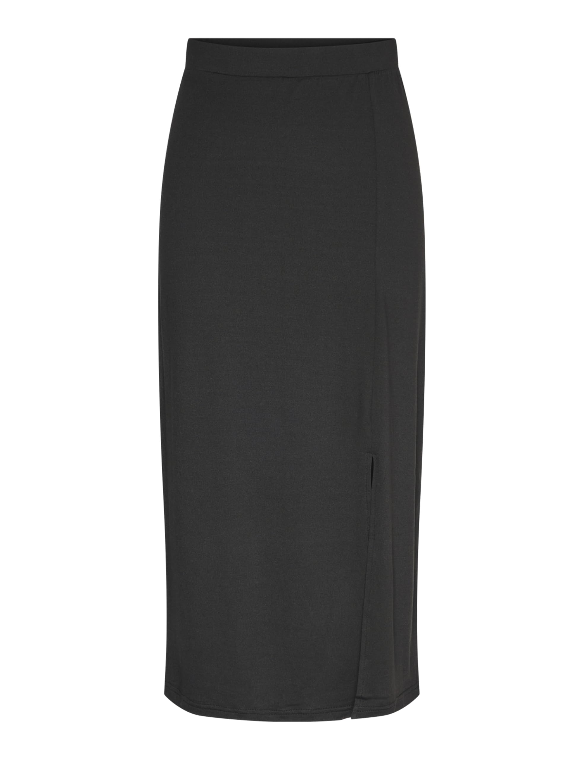 PIECES Women's Pcnala Hw Midi Skirt Mm BC Midi Skirt, Black, S