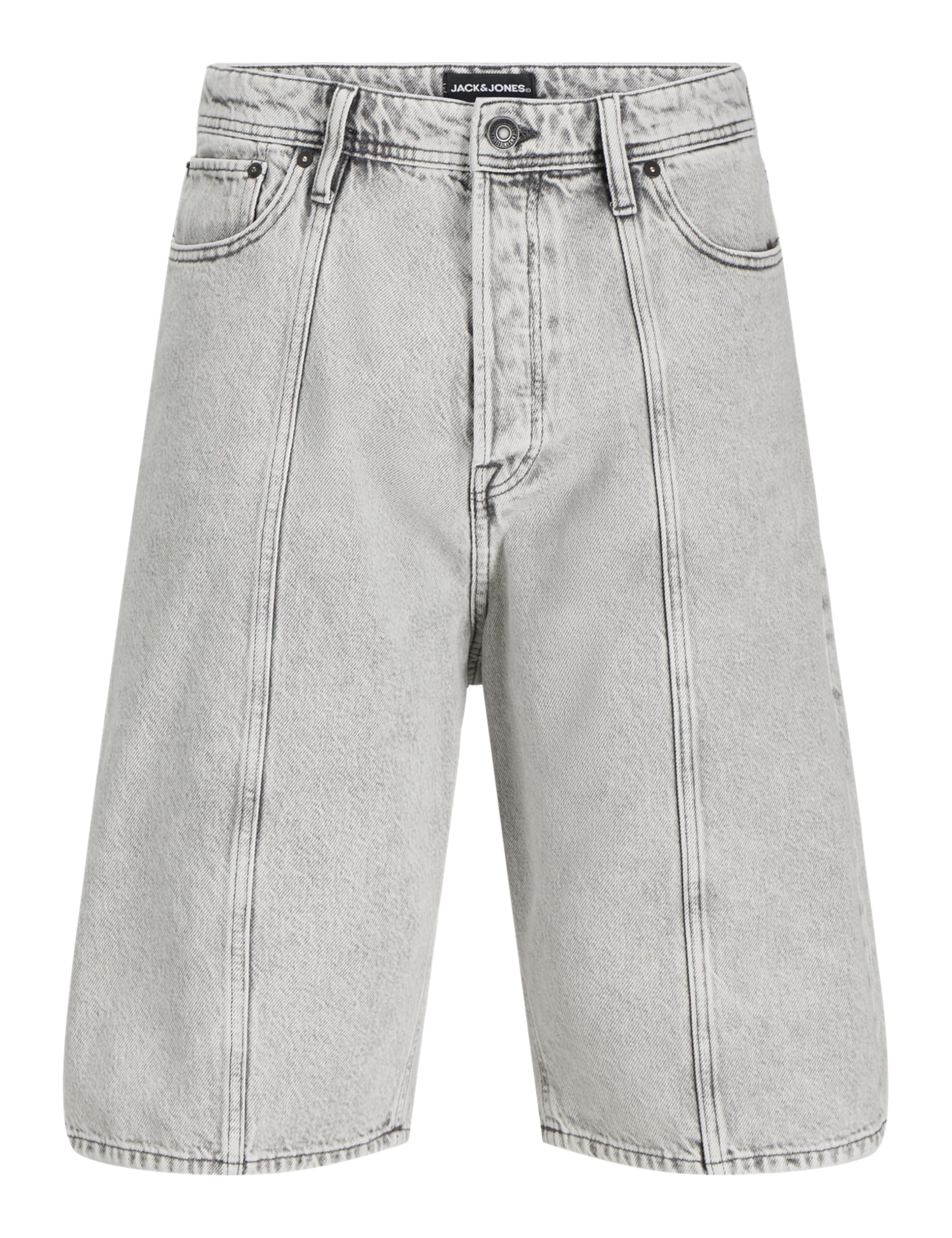 JACK & JONES Men's Jjiron Jjoriginal Shorts Sq 292, Grey Denim, S
