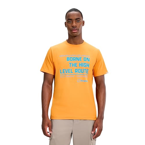 Berghaus Men's High Level Route Tee, Copper Beech, XS