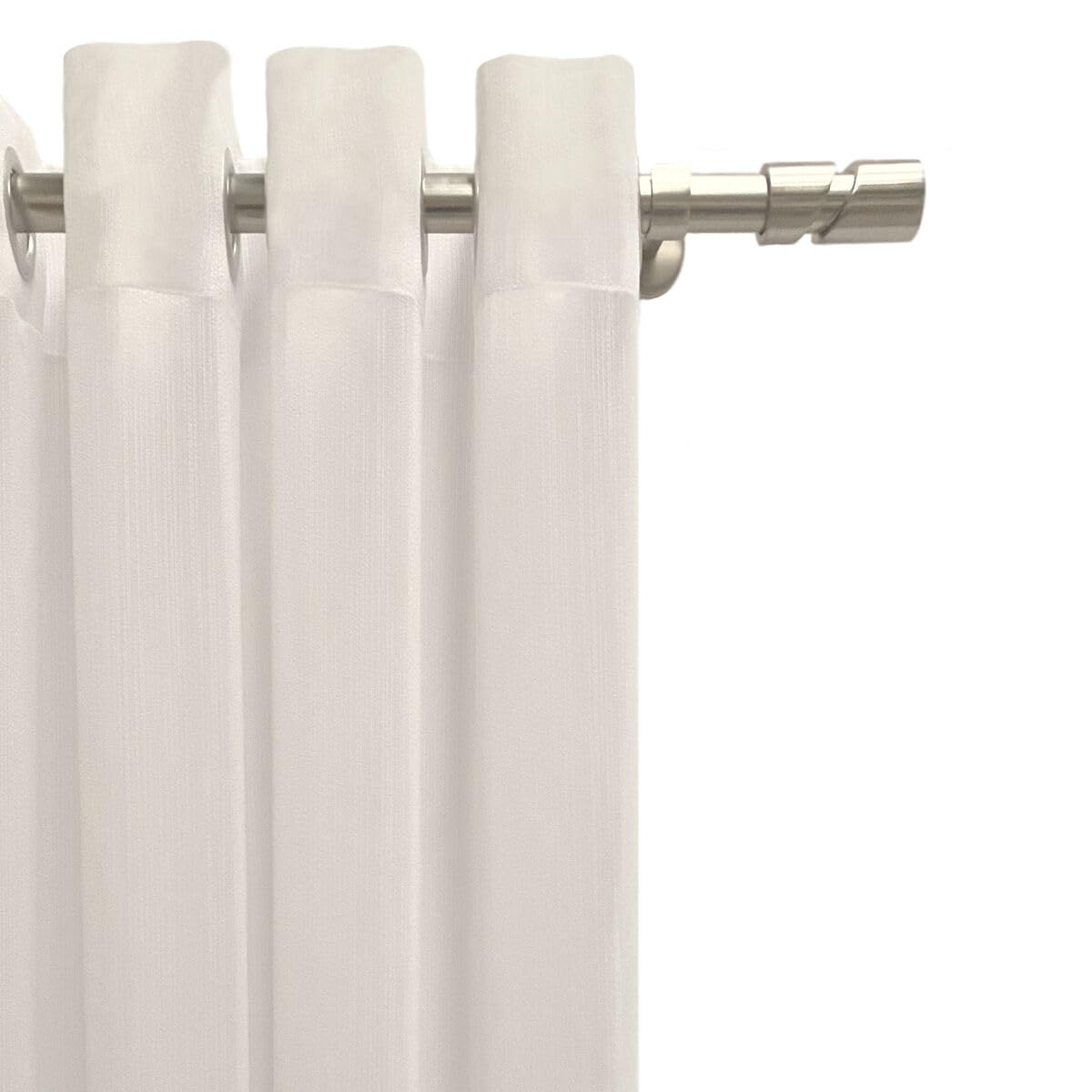 Alexandra House Living Curtain Lisbon White 400 x 270 x 1 cm Translucent