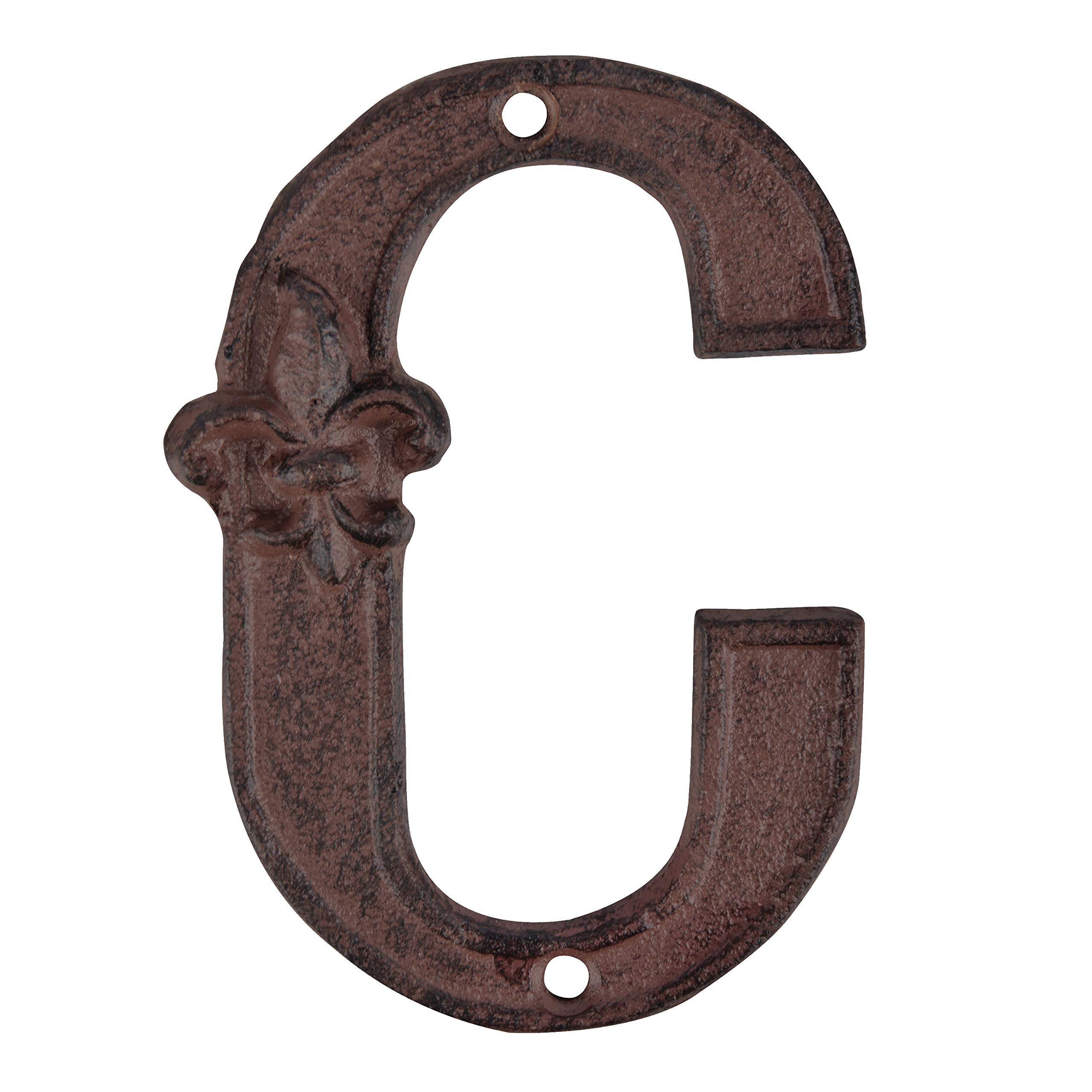 Esschert Design house number, rust brown