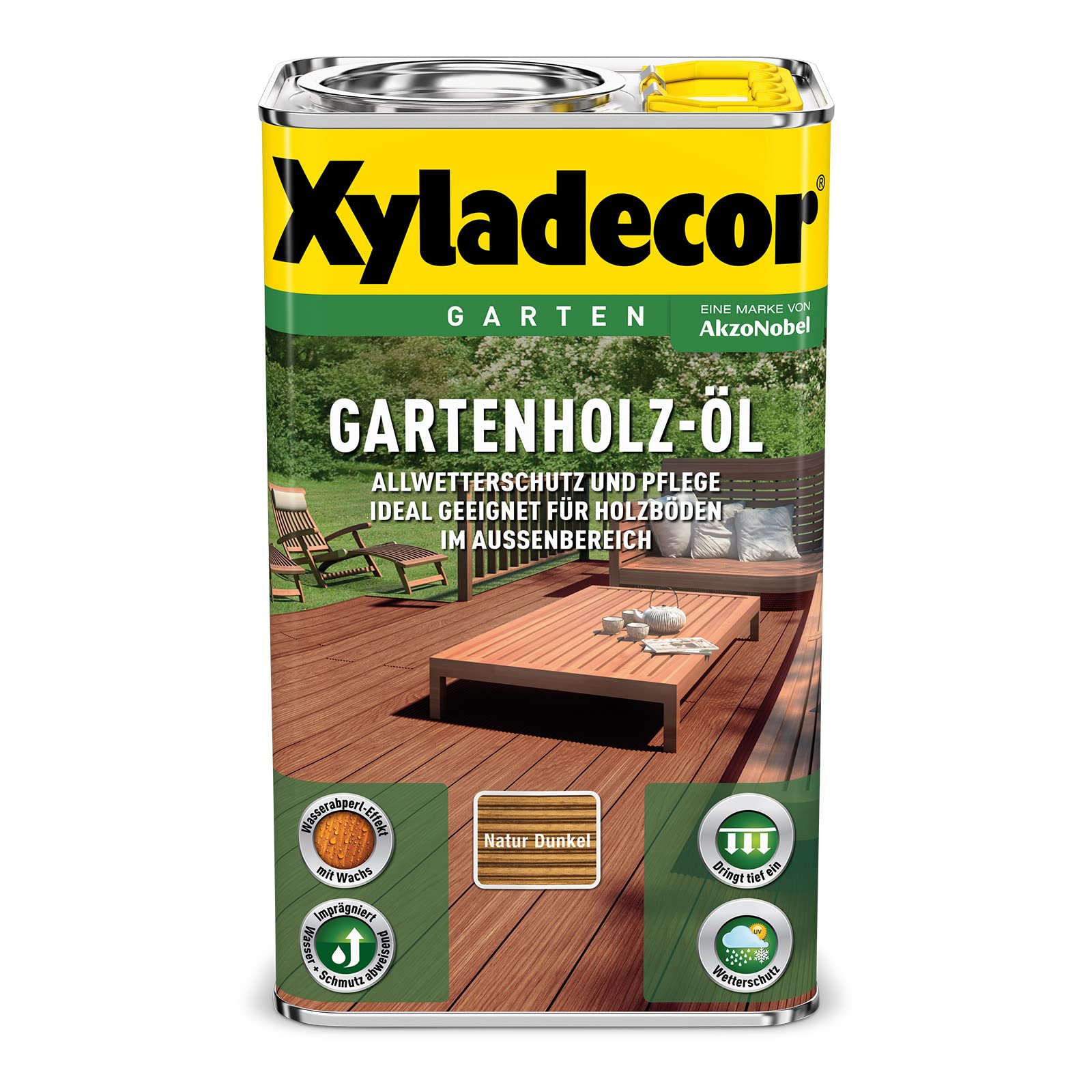 Xyladecor Garden Wood Oil Natural Dark 2.5L