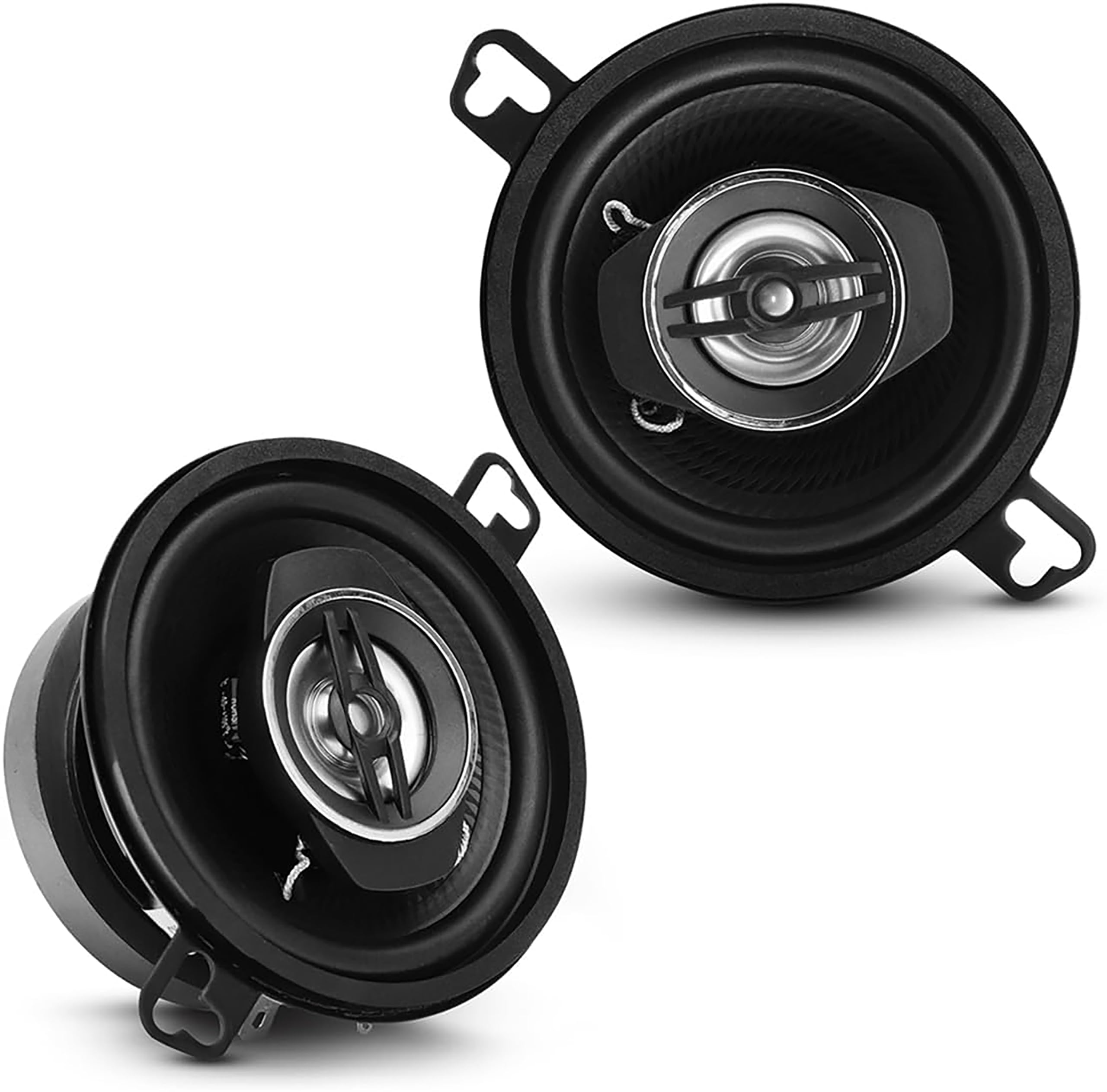 Pyle Car Stereo Speakers 8.89cm, 3-Way 240W Coaxial Loudspeakers, Universal OEM Replacement for Vehicle Door/Side Panel, Pro Audio Sound, Black (Pair)