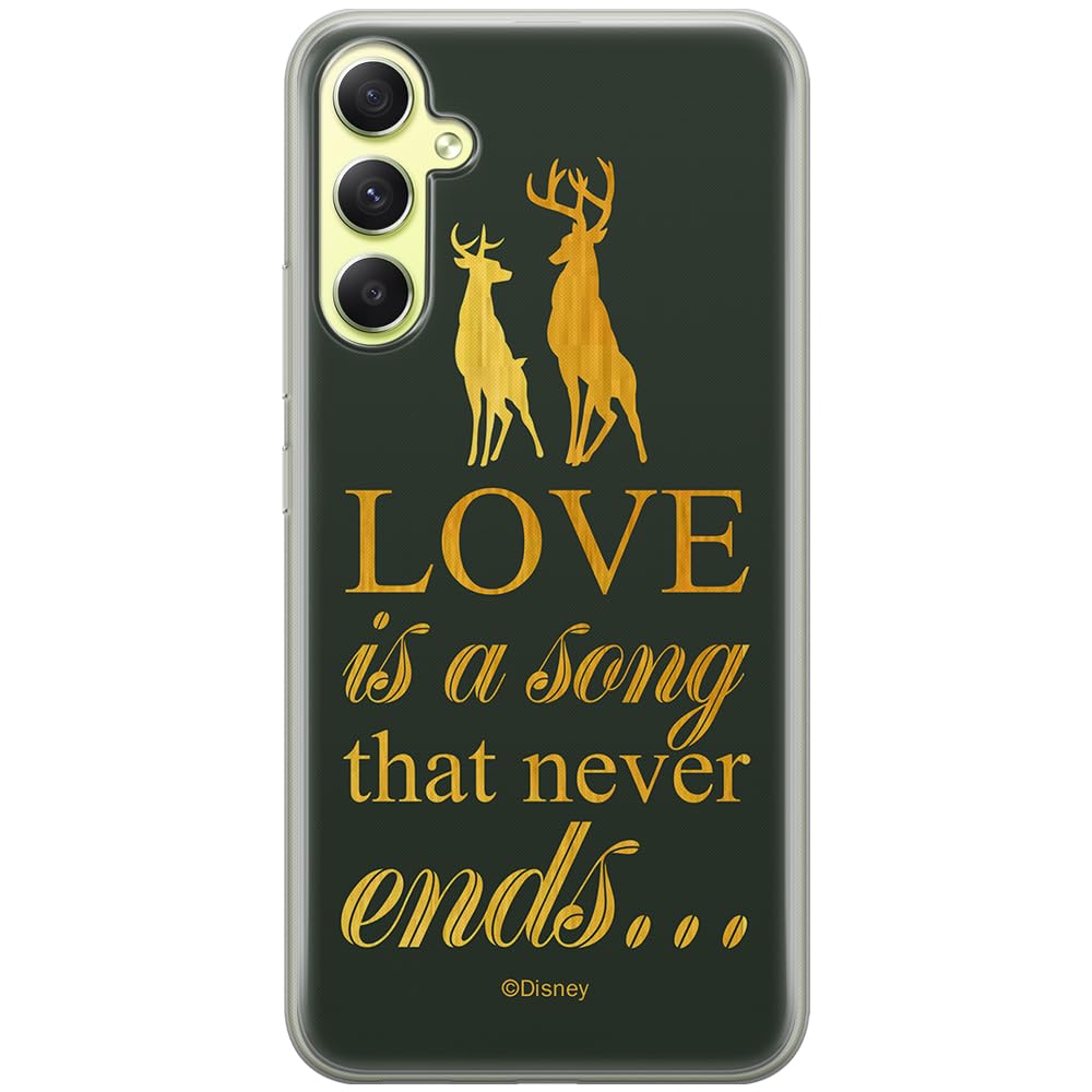 ERT GROUP mobile phone case for Samsung A34 5G original and officially Licensed Disney pattern Bambi 010 optimally adapted to the shape of the mobile phone, case made of TPU