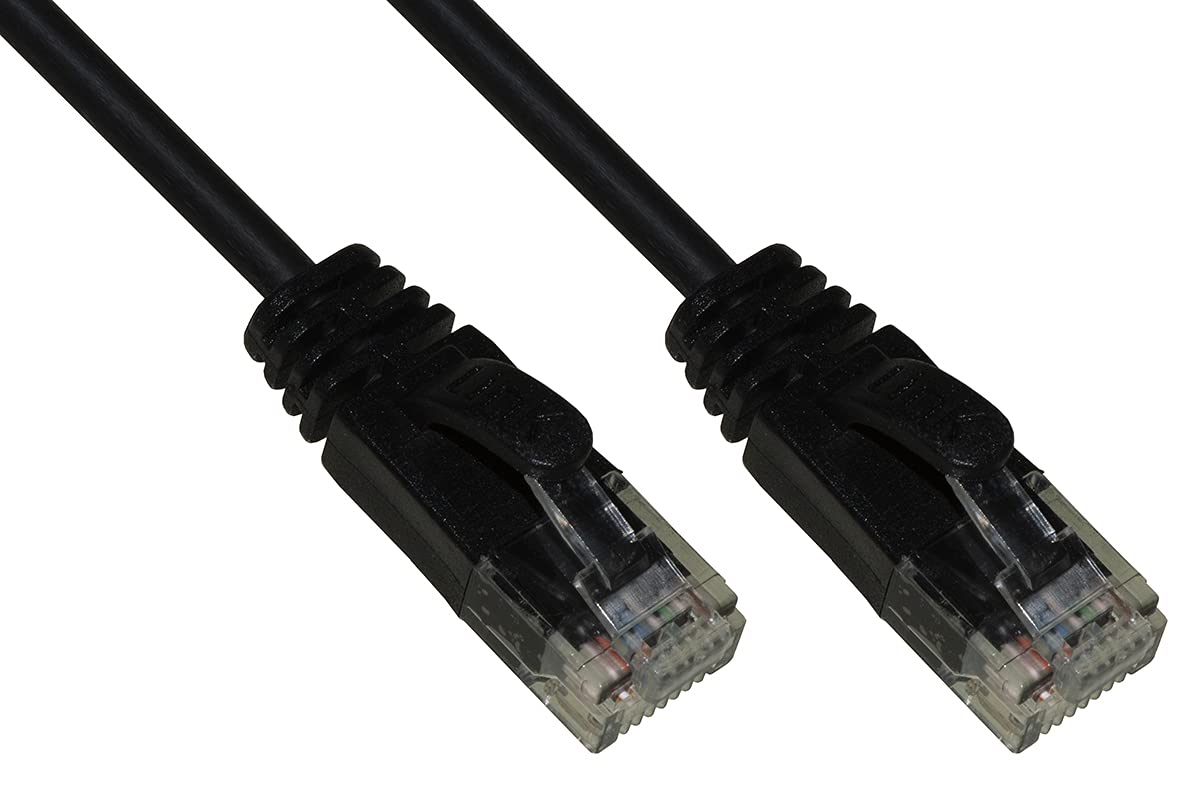 LINK - Network cable Category 6 Unshielded UTP Colour Black Halogenfree MT 3 Slim