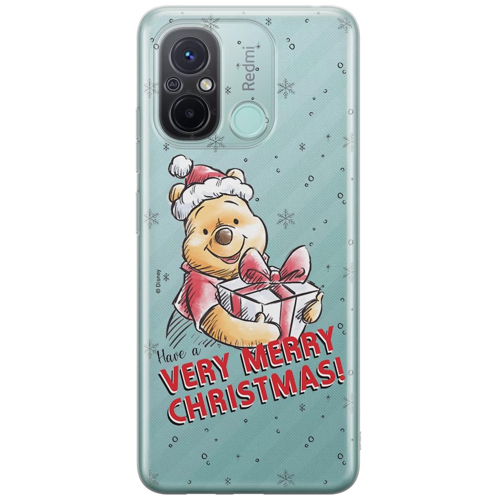 ERT GROUP mobile phone case for Xiaomi REDMI 12C/ REDMI 11A original and officially Licensed Disney pattern Winnie the Pooh & Friends 024, partially transparent