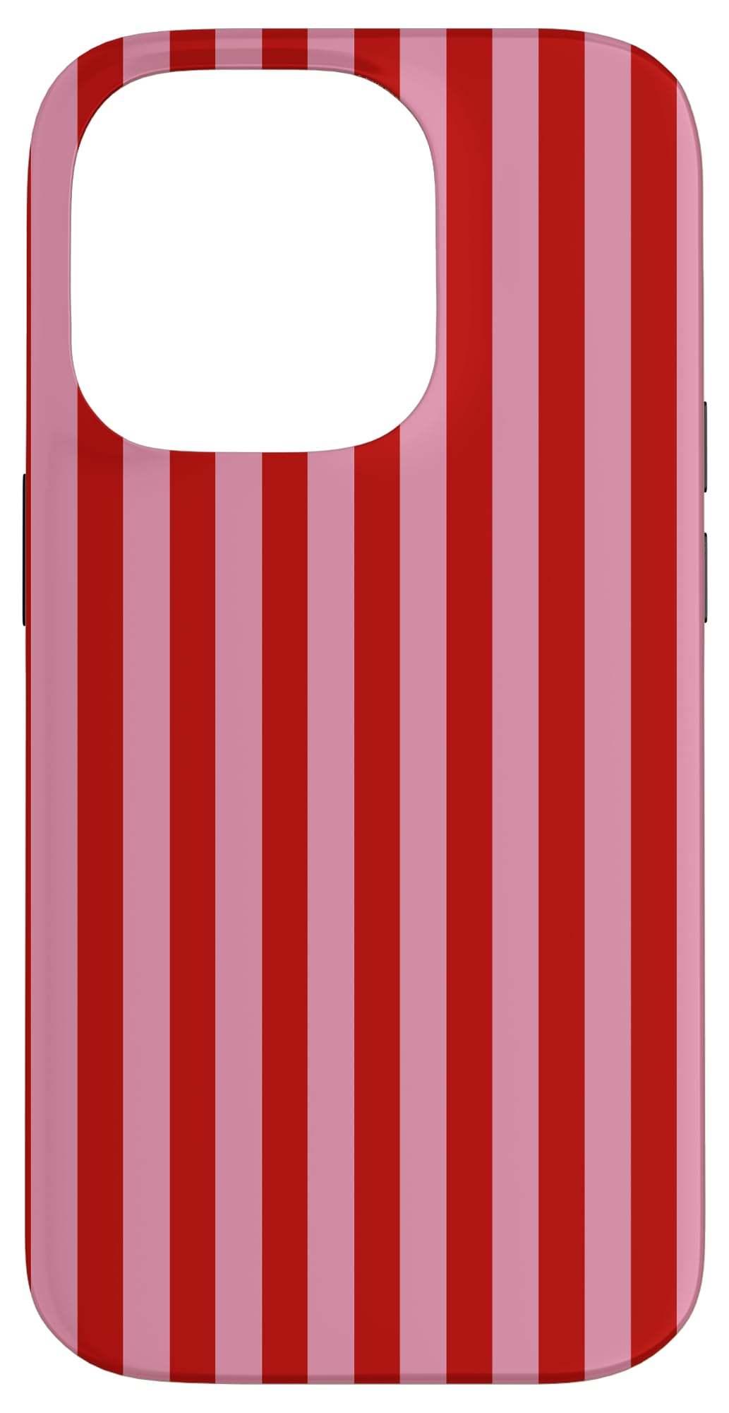 Cute Red and Pink Stripes Red Violet Purple Pink Pattern Case for iPhone 14 Pro