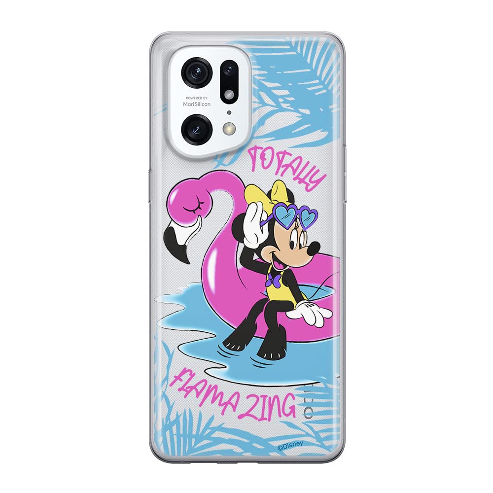 ERT GROUP mobile phone case for Oppo FIND X5 PRO original and officially Licensed Disney pattern Minnie 025 optimally adapted to the shape of the mobile phone, partially transparent