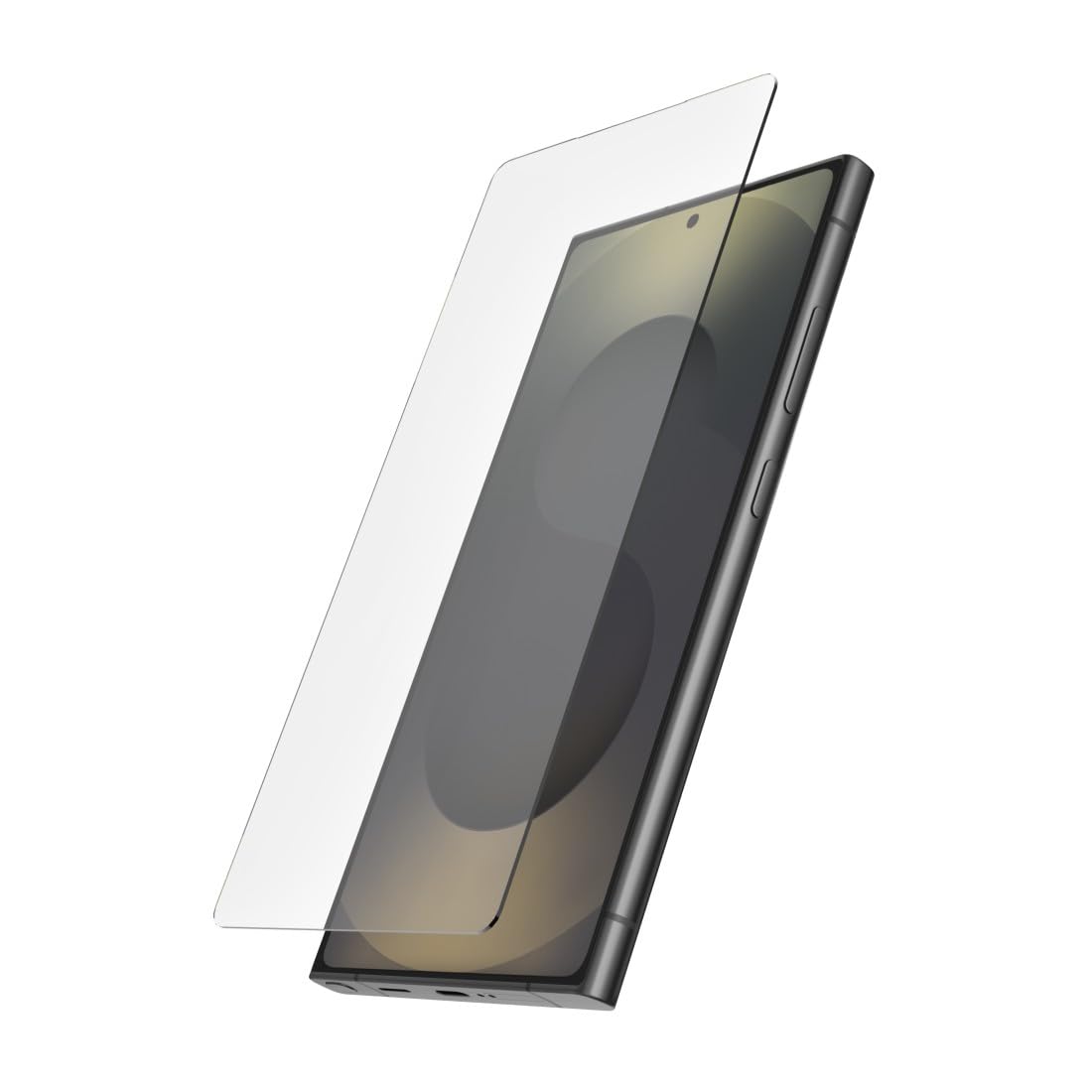 Hama Mobile Phone Protective Glass for Samsung Galaxy S25 Ultra (Screen Protector Ultra Clear Anti-Fingerprint, Assembly Aid, Full Protection 9H Ultra Thin, Case-Friendly, Scratch-Resistant, Screen