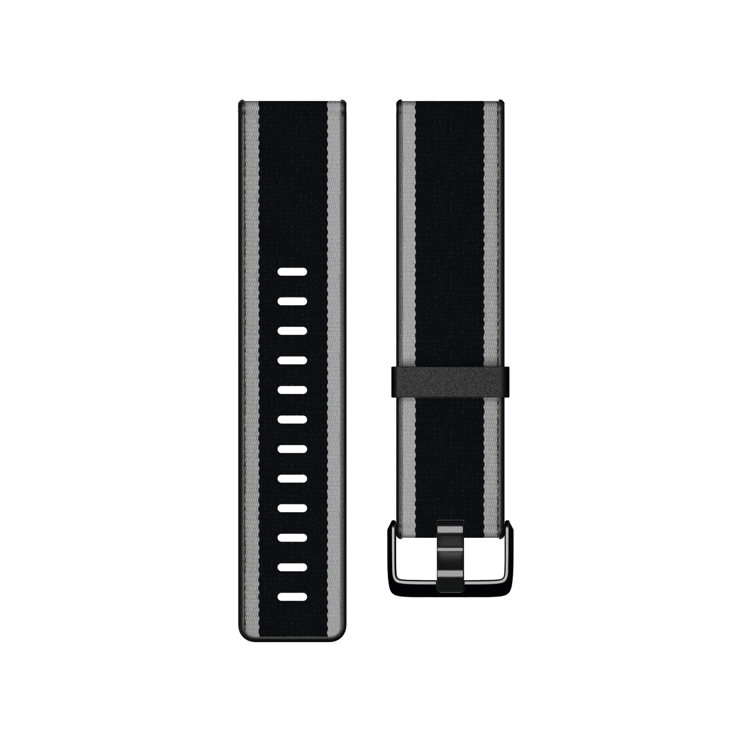 Versa/Versa Lite, Woven Accessory Band, Black/Gray, Small