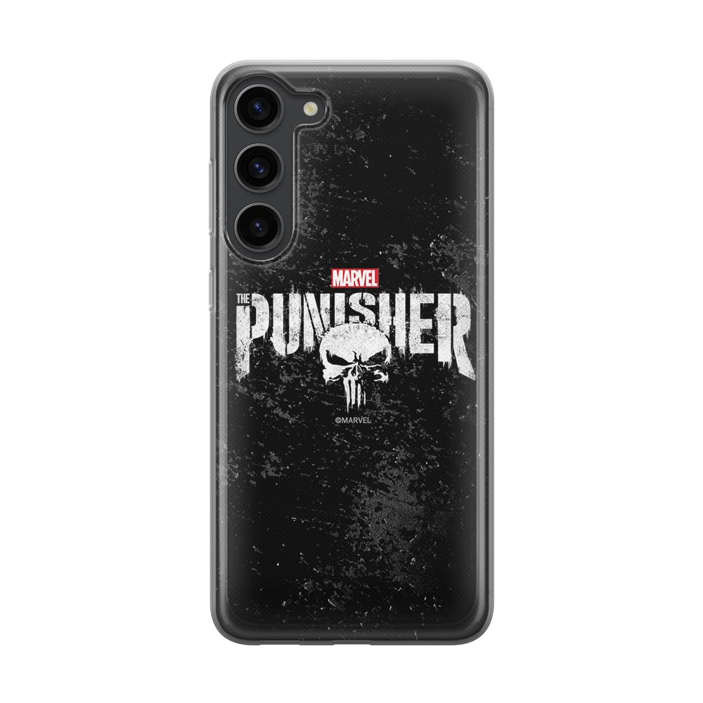 ERT GROUP mobile phone case for Samsung S23 PLUS original and officially Licensed Marvel pattern Punisher 003 optimally adapted to the shape of the mobile phone, case made of TPU