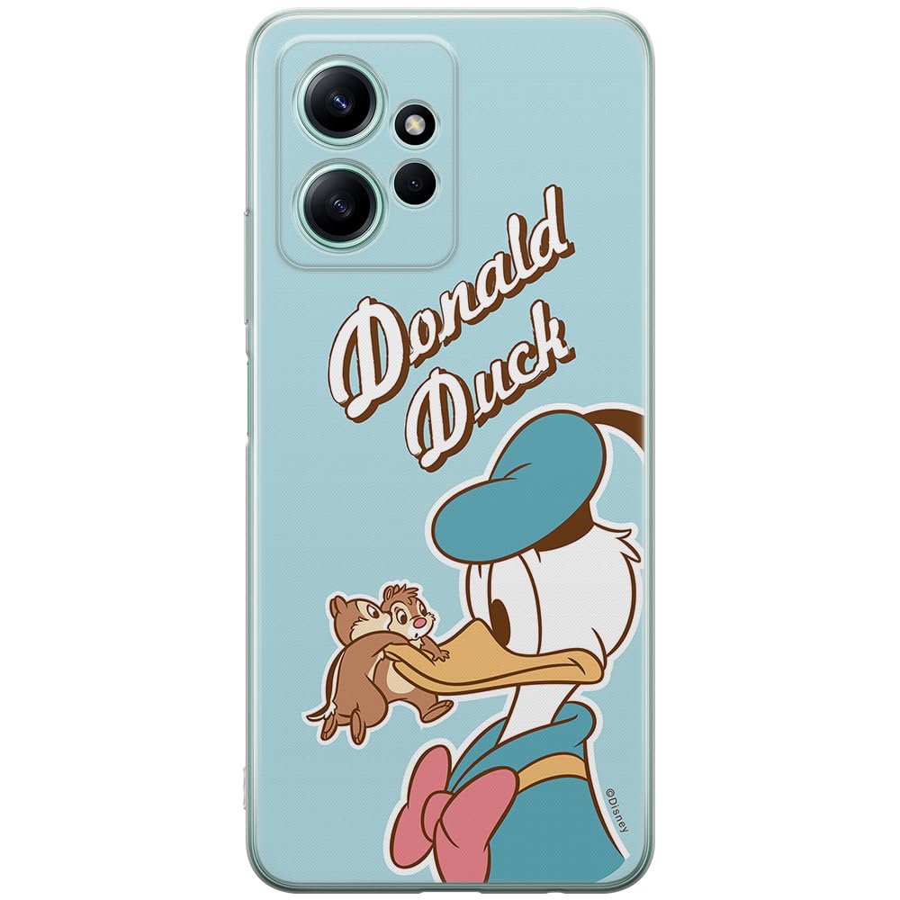 ERT GROUP mobile phone case for Xiaomi REDMI NOTE 12 4G original and officially Licensed Disney pattern Donald & Friends 001 optimally adapted to the shape of the mobile phone, case made of TPU