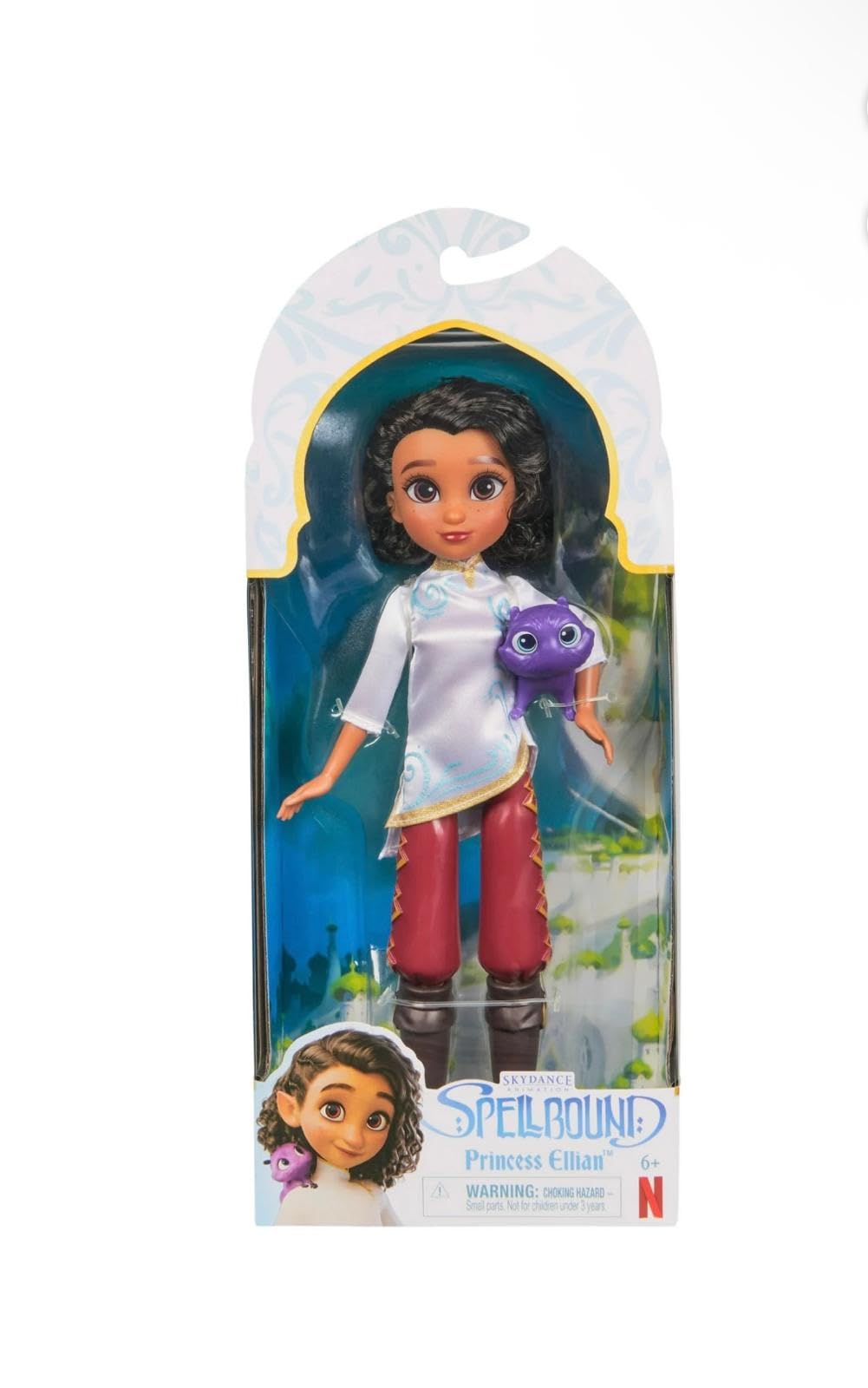 Spellbound, Princess Ellian 24-centimetre Doll with 2 Doll Accessories & Action Figure, from the NETFLIX Movie, Kids’ Toys for Girls & Boys Aged 6 and up