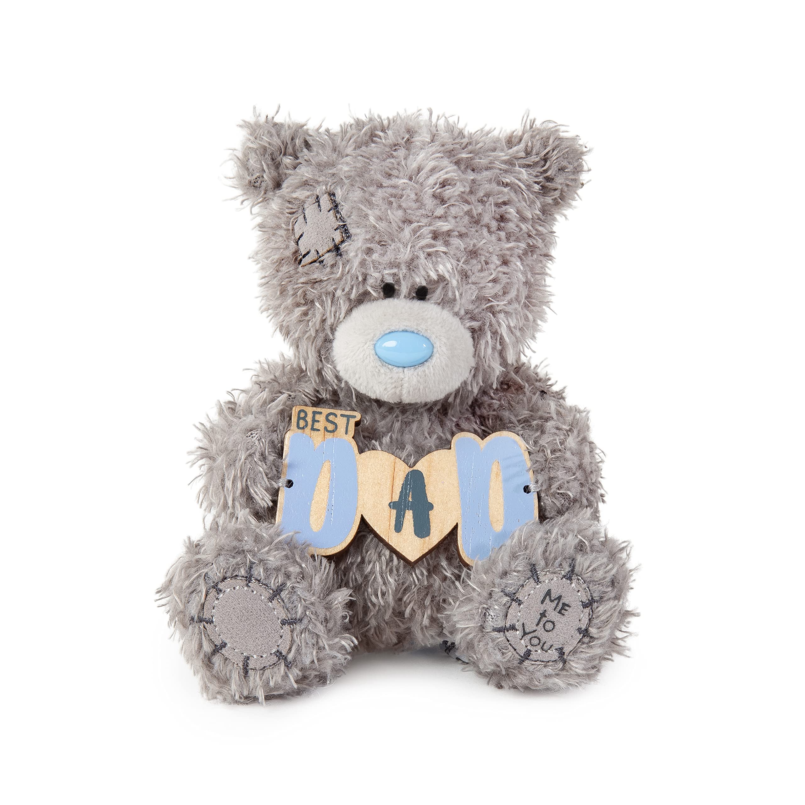 Me To You Father's Day plush bear holding 'Best Dad' banner, Multicolor (FP401009)
