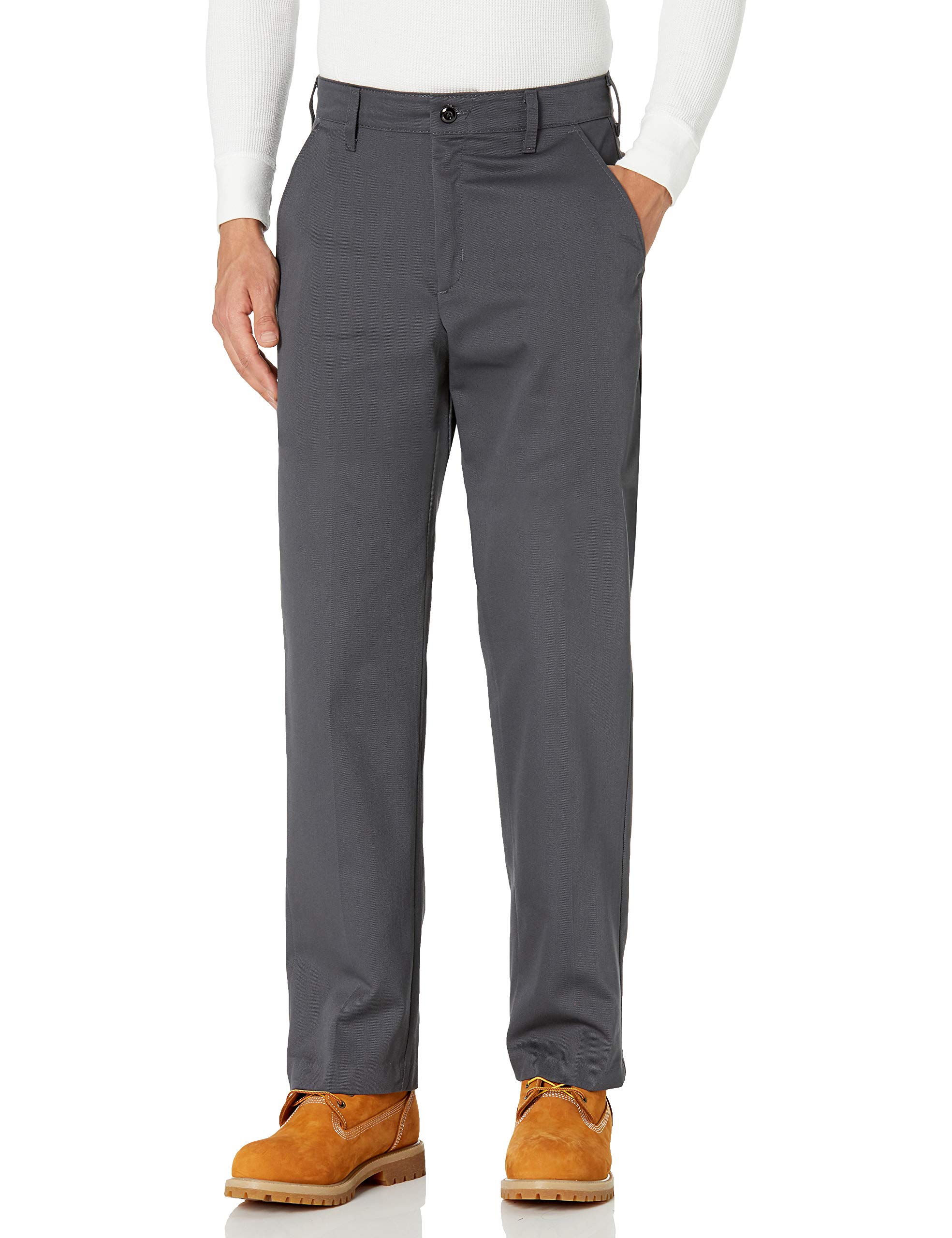 Red Kap Men's Wrinkle-Resistant Cotton Work Pant, Charcoal, 28x30