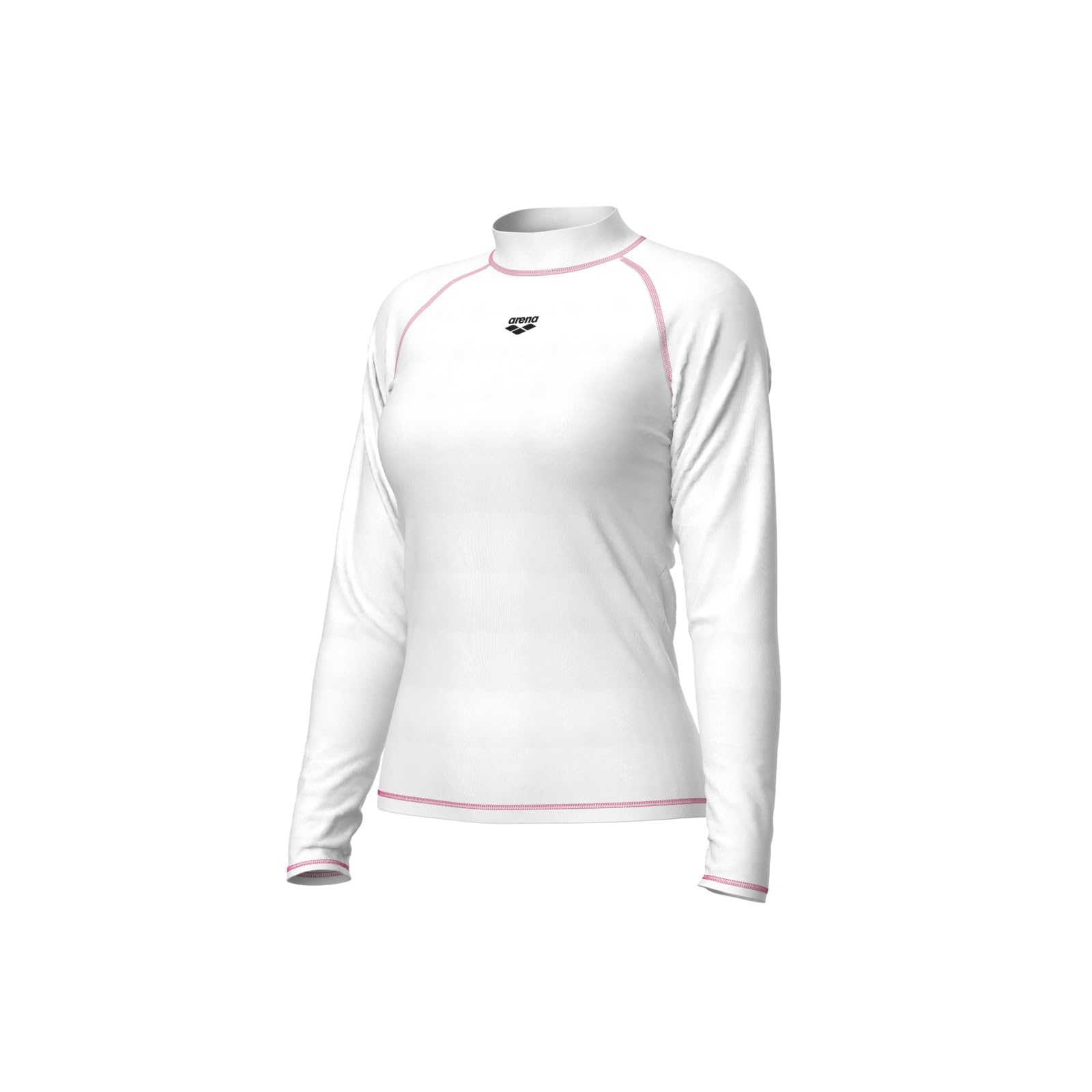 ARENA Women's Graphic UV Protection Long-Sleeve Shirt White