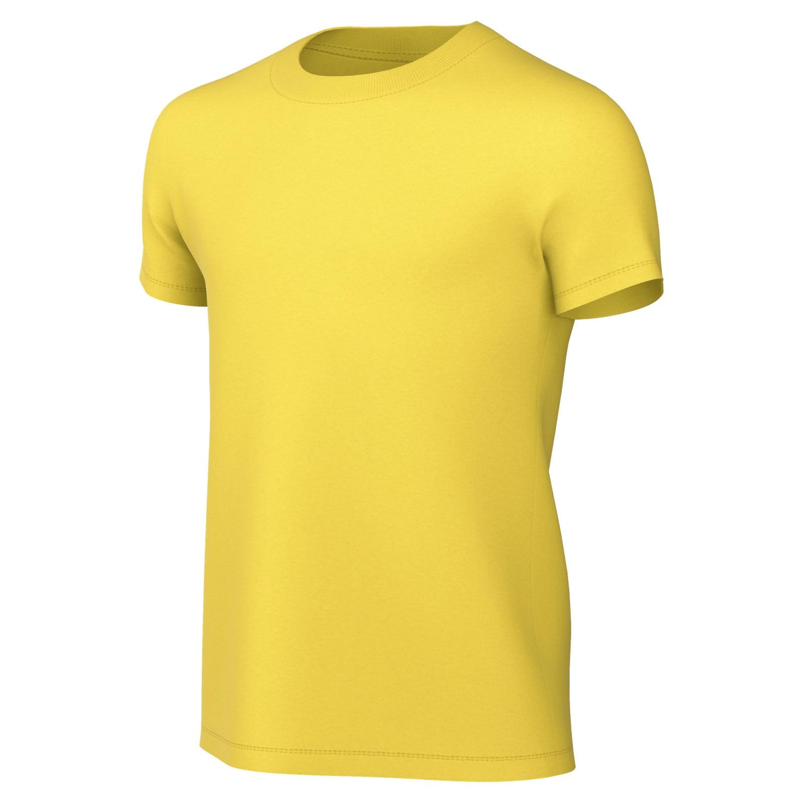 NIKE Unisex Kids Y Nk Park20 Tee T-Shirt, Tour Yellow/Black, XS UK