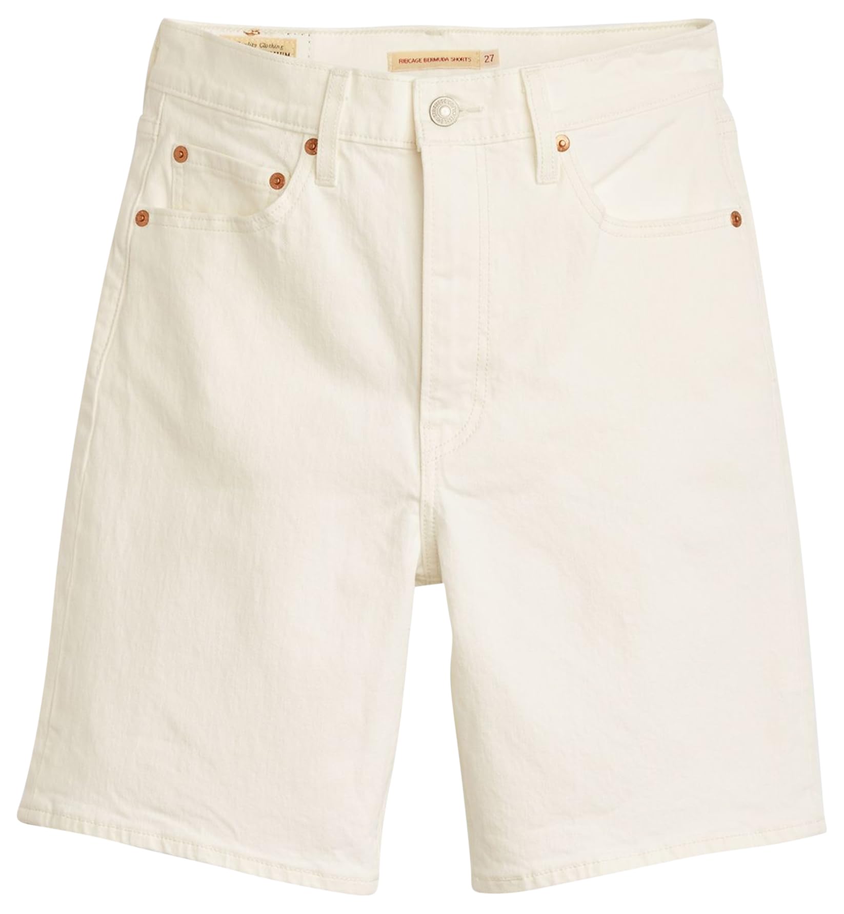 Levi's Women's Ribcage Bermuda Shorts, Pisco Sour, 23W