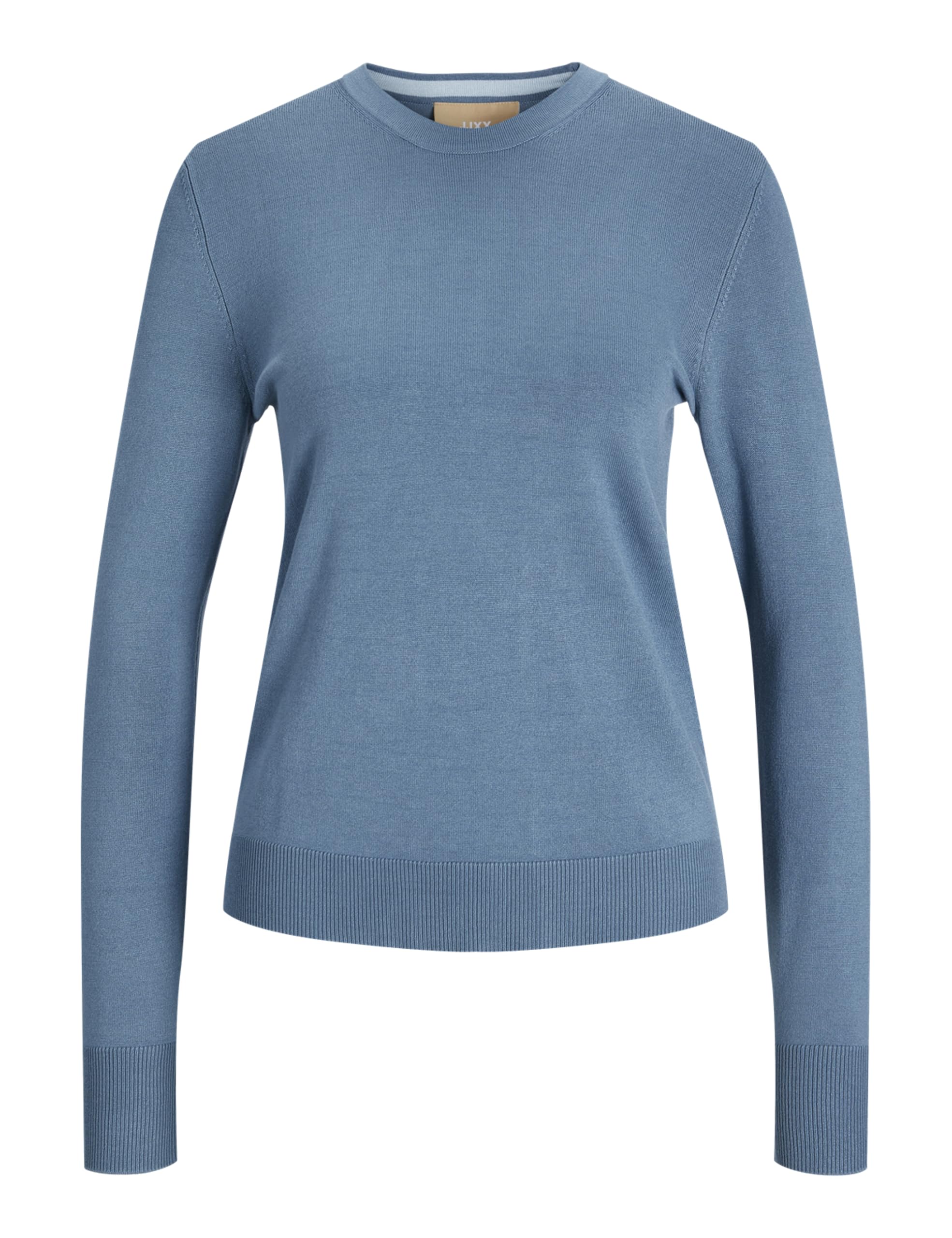 Jack&Jones Jxcara Comfy Crew Neck Knit, Coronet Blue/Detail:/Skyway, XS