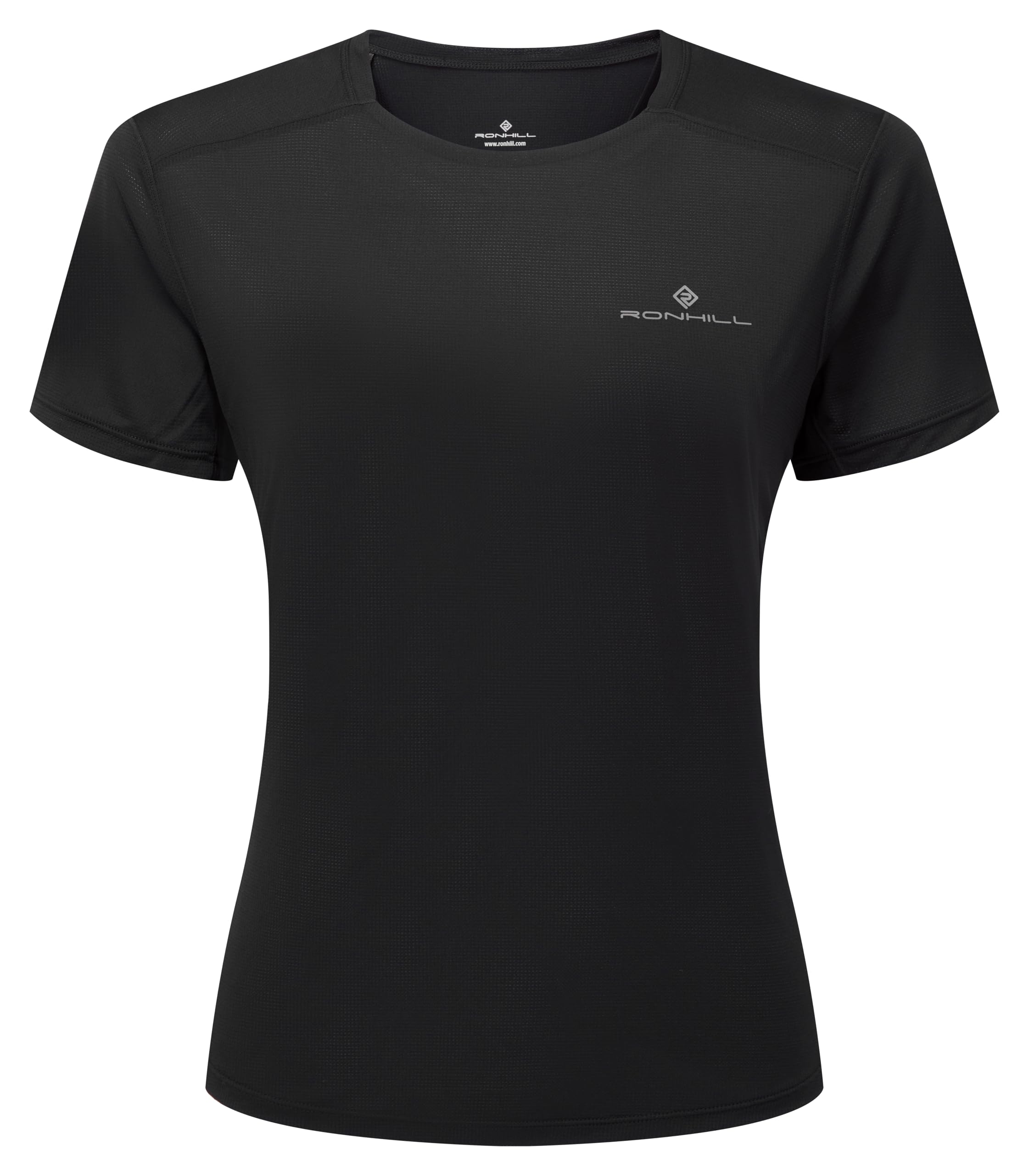 Ronhill Running, Wmn's Tech S/S Tee, All Black, 14
