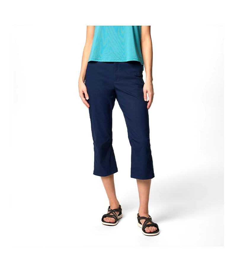 Columbia Women's Leslie Falls Capri 2, Capri Cropped Hiking Trousers, Collegiate Navy, W6/C