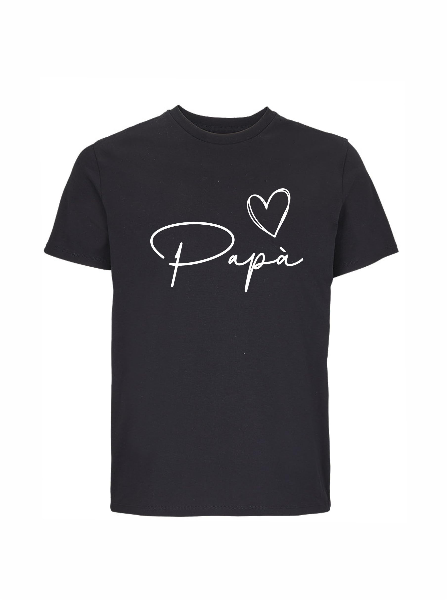 All You Can Tee Ali Mami Papa T-Shirt, Black, XXL