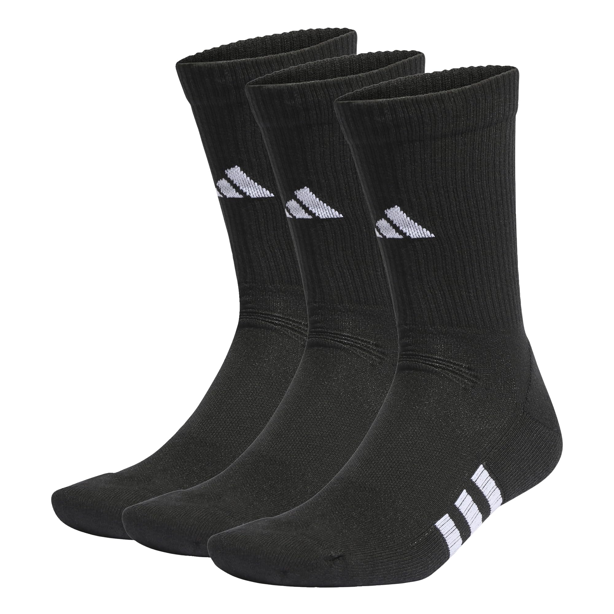 adidas Kids Socks 3 Pack Black 2-3.5