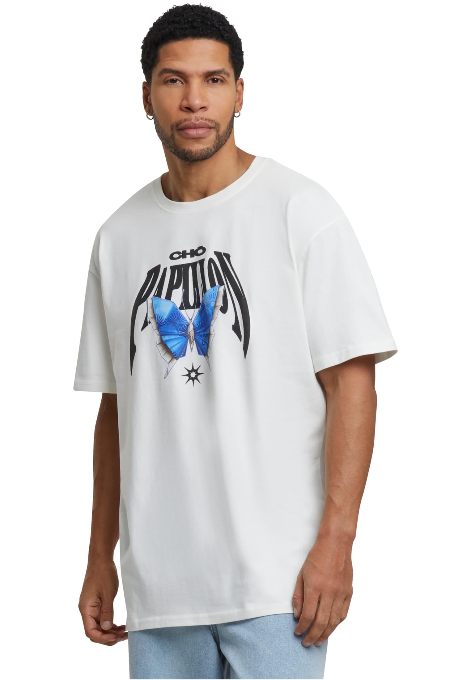 Mister Tee Men's Origami Tee T-Shirt, Ready for dye,