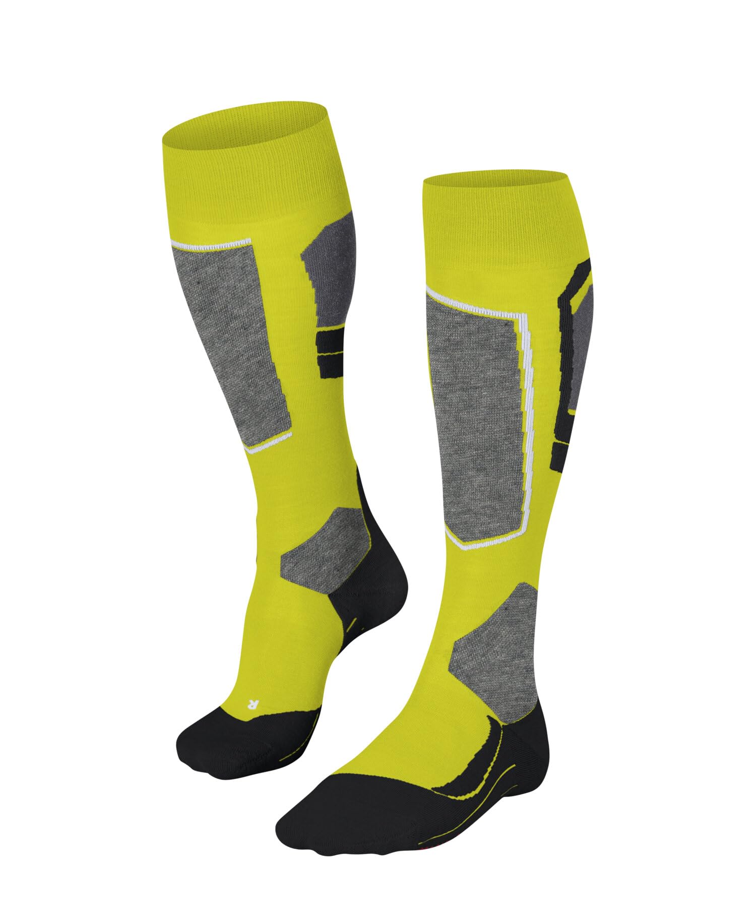 FALKE Women's SK4 Advanced W KH Wool Warm Thin 1 Pair Skiing Socks, Yellow (Sulfur 1084), 2.5-3.5