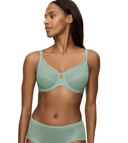 Triumph Womens Signature Sheer Minimizer Bra, Misty Turquoise, 38G UK