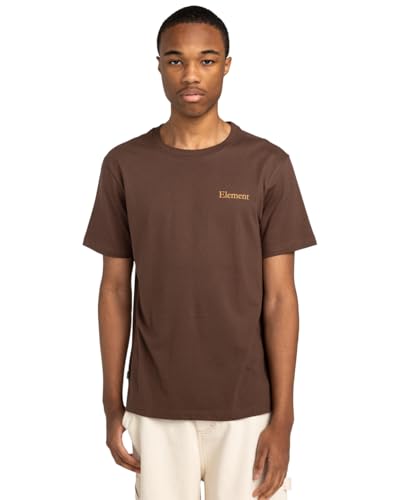 Element T-Shirt SBXE Prevent SS Young Mens Brown XS