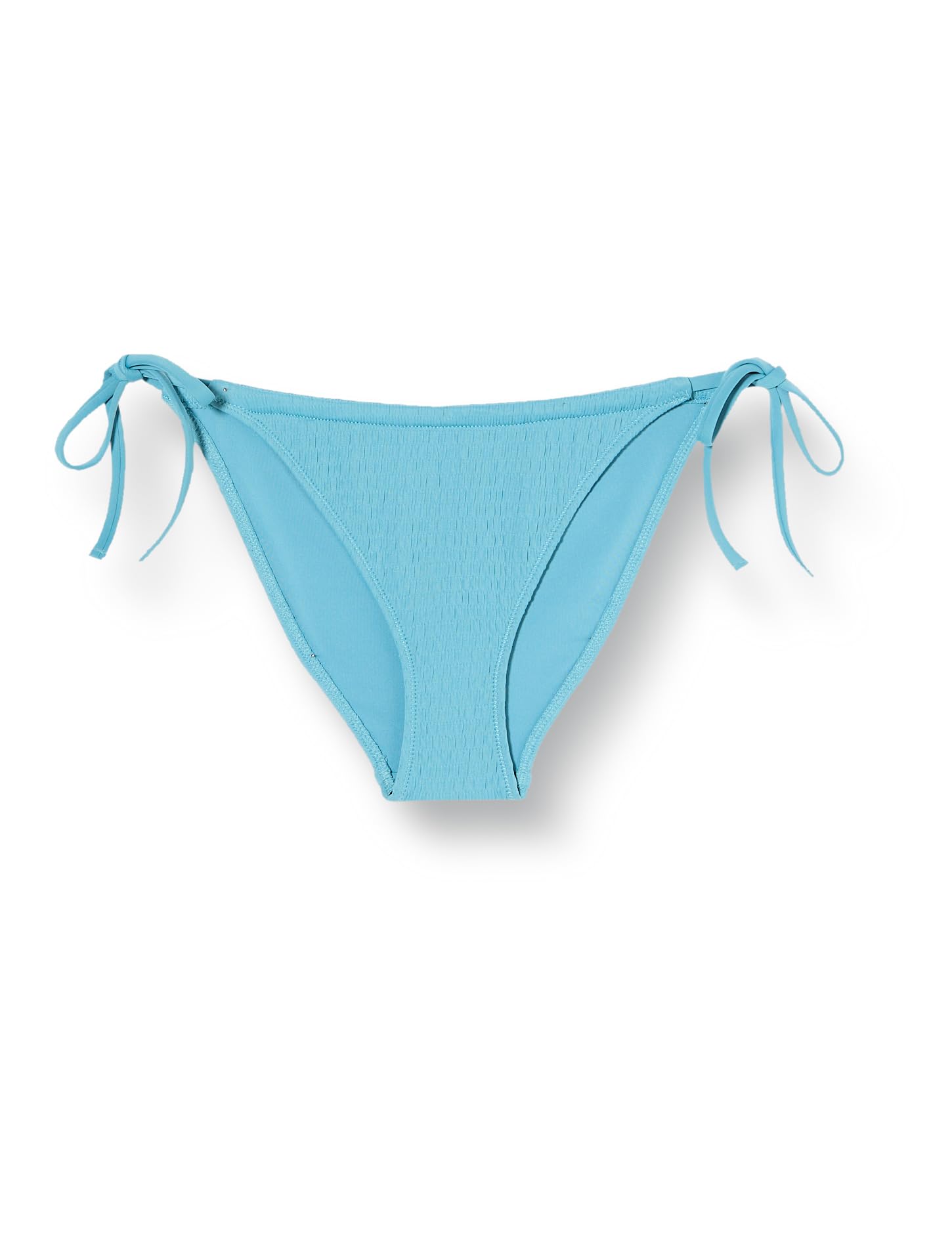 Calvin Klein Women's String Side Tie Bikini Bottoms with Logo Badge, Blue (Adriatic Blue), M