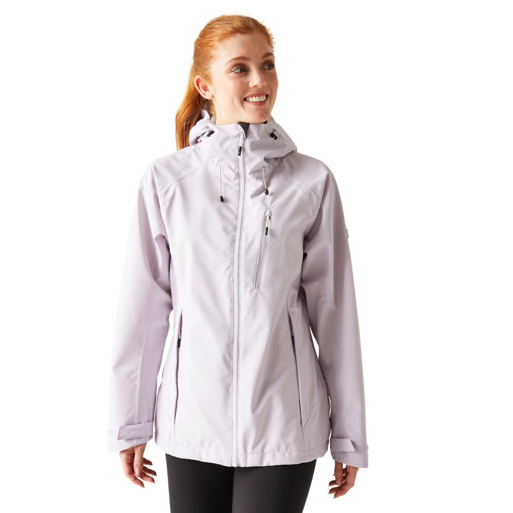 Regatta Womens/Ladies Birchdale Shell Waterproof Jacket (12 UK) (Lilac Frost)