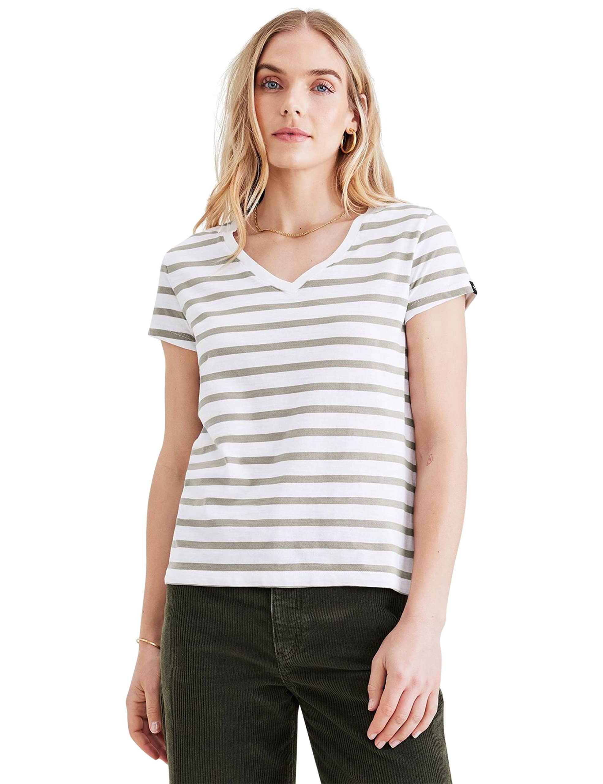 Women's Slim Fit V-Neck Tee