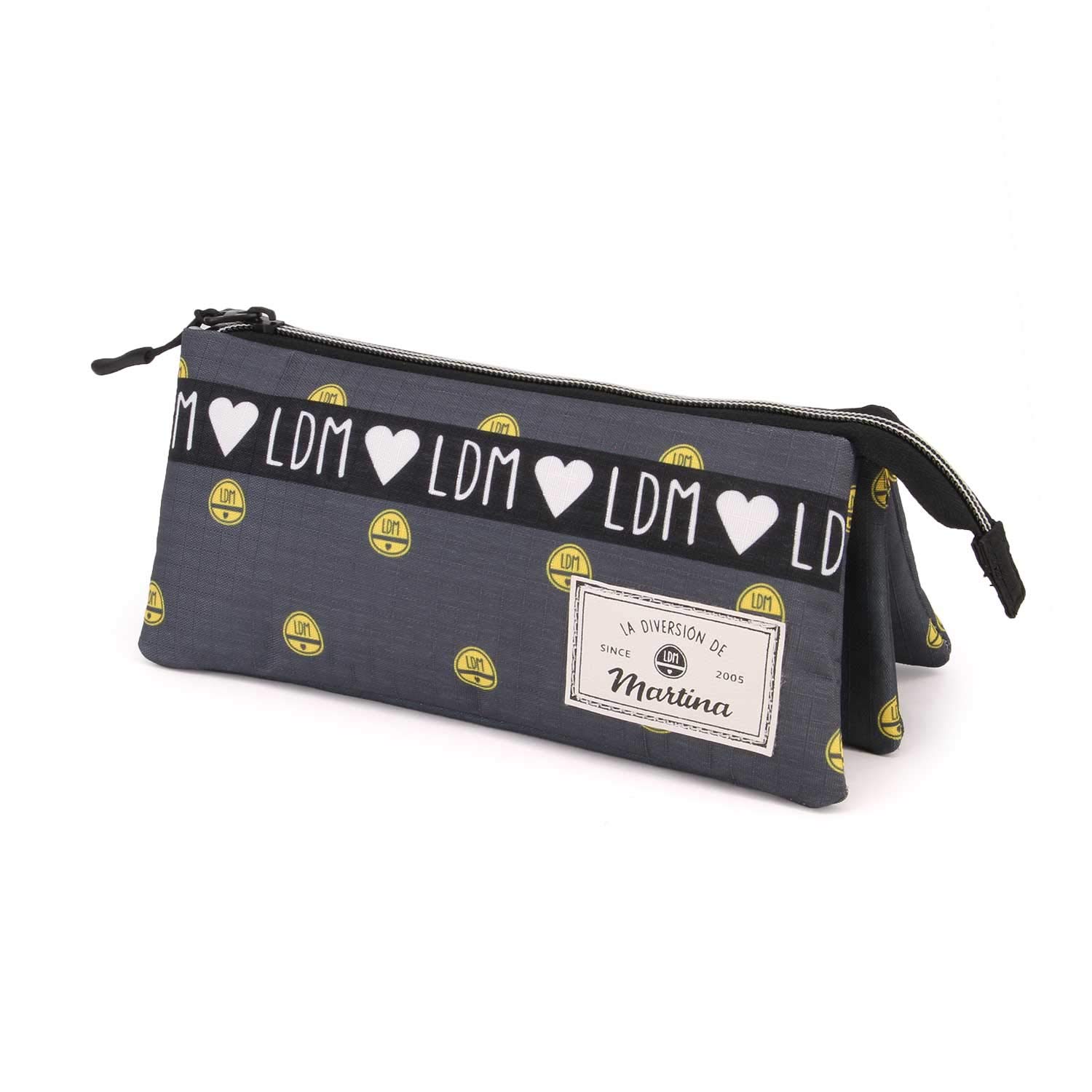 Martina D'Antiochia (La Diversión de Martina) Grey-Triple HS Pencil Case