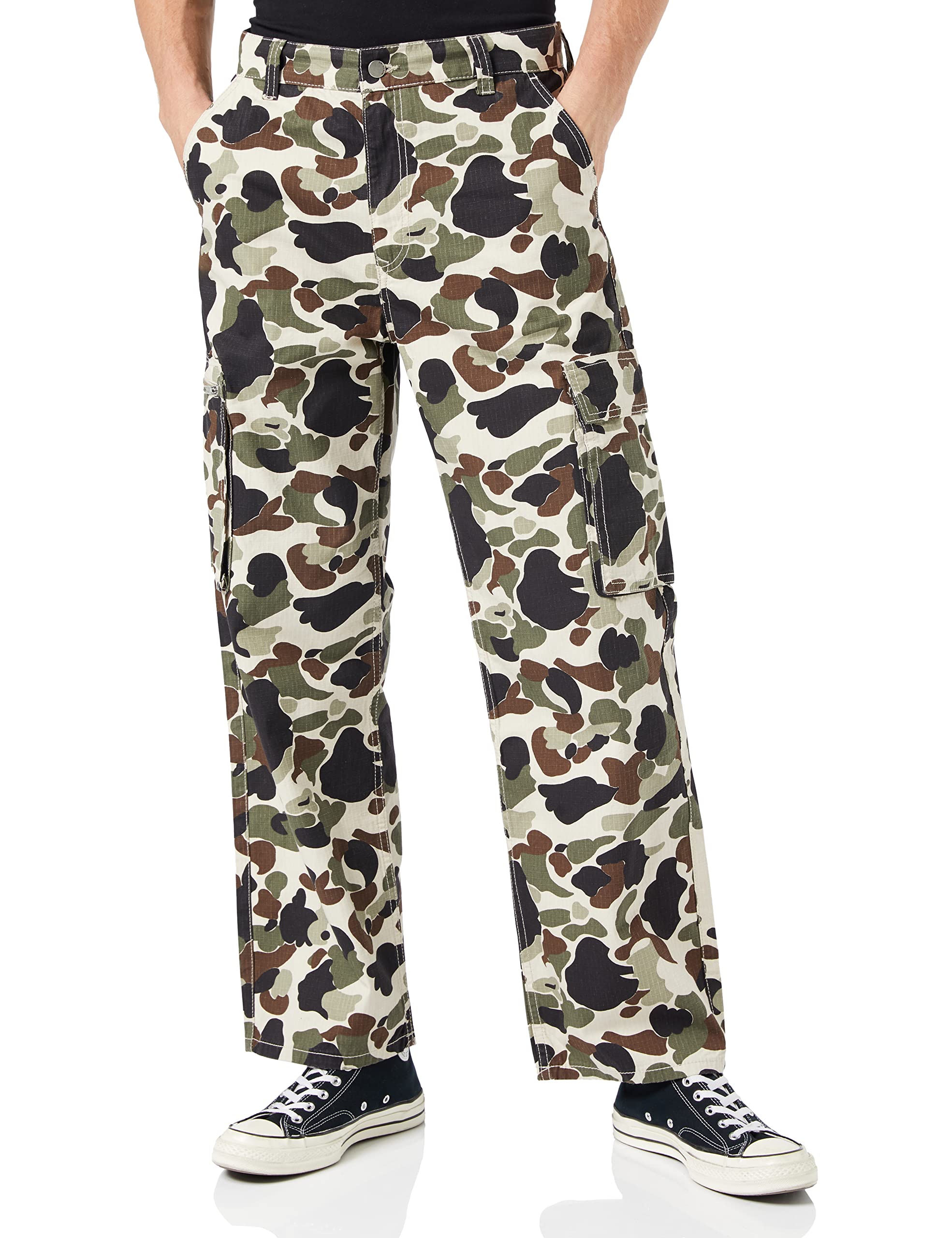 Dr Denim Men's Omar Utility Pants, Duck Hunter Camo, 33/32