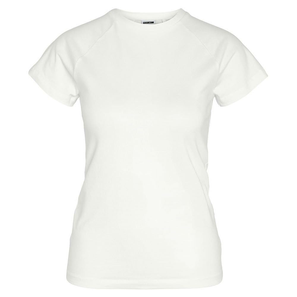 Noisy may NMKATINKA S/S Raglan Top FWD JRS Noos, Bright White, Large