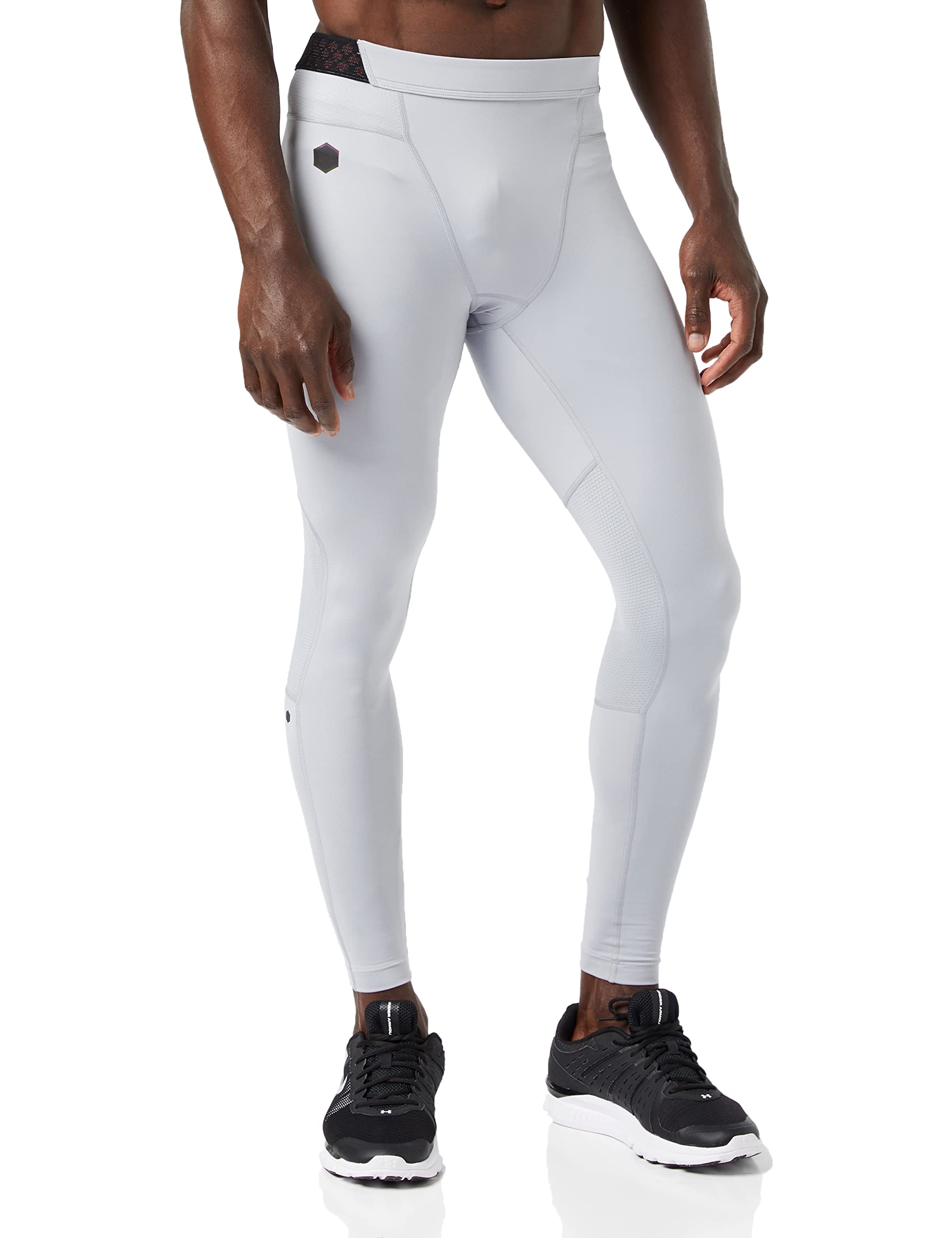 Under Armour Men Coldgear Rush Leggings Legging - Mod Gray//Black (011), Medium