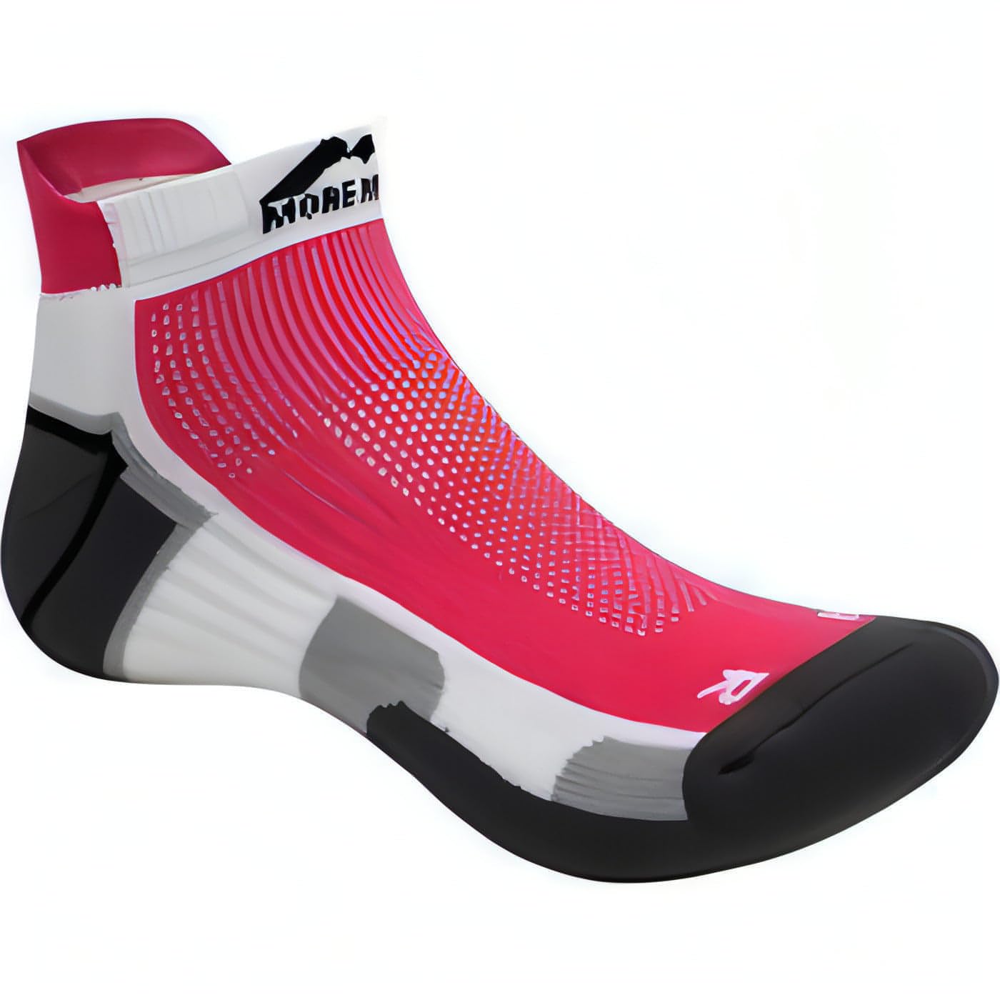 More Mile Miami Womens Running Socks - Pink - 2-5