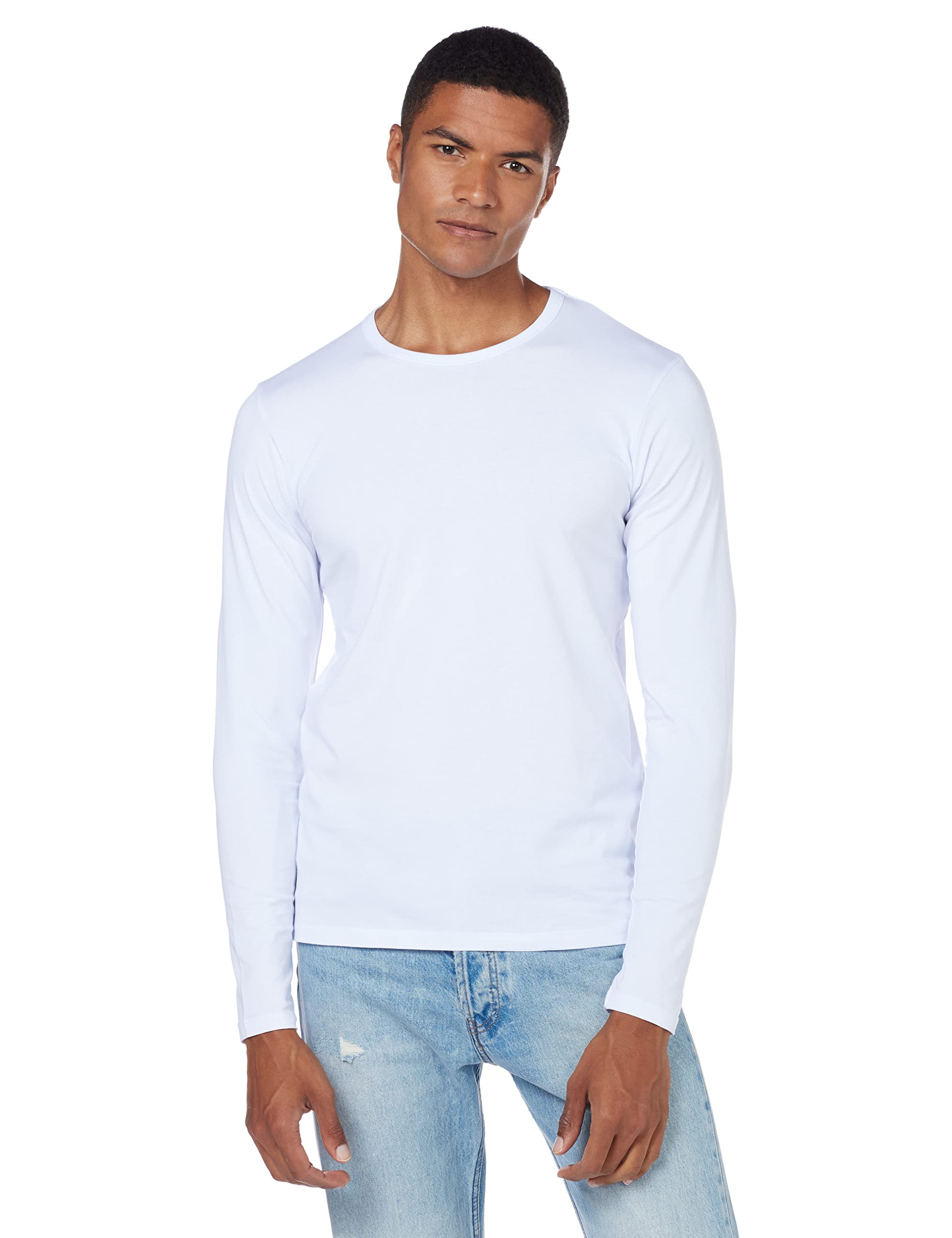 Jack and Jones, men’s basic O-neck long-sleeved top, Noos - - XS