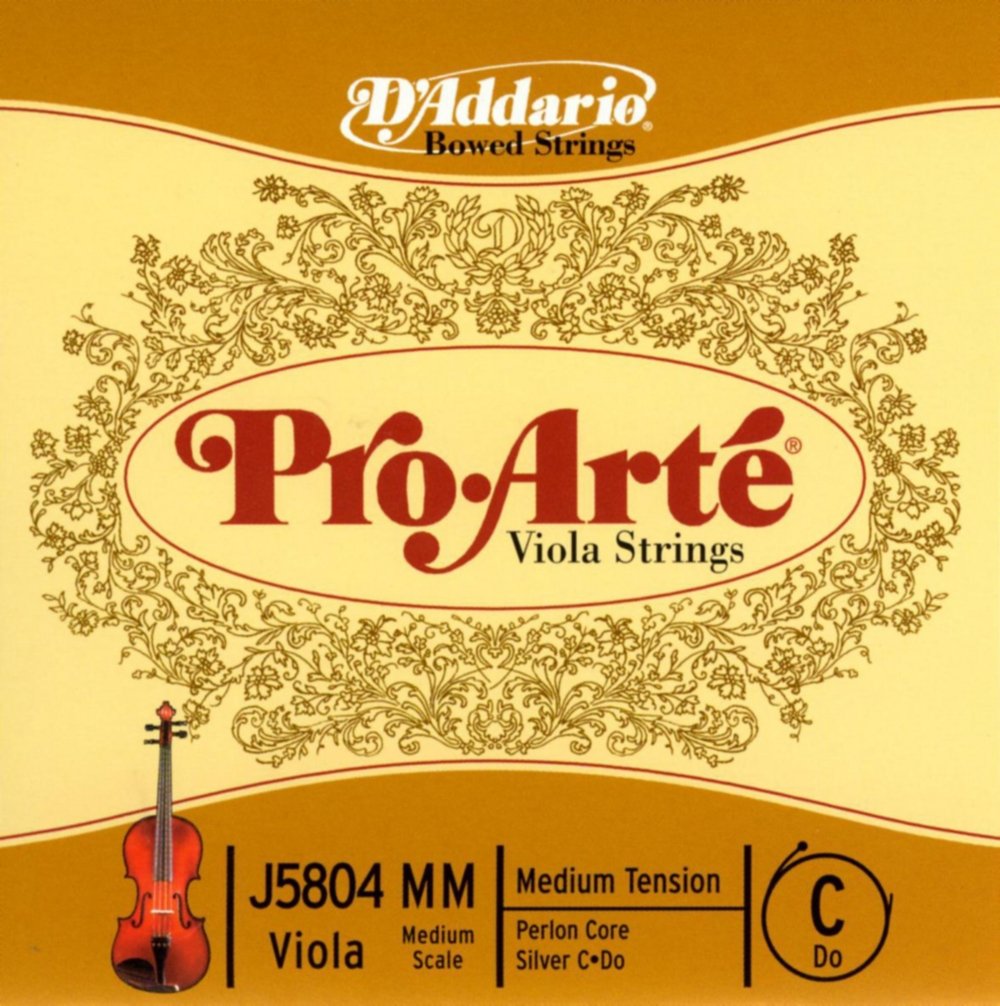 D'Addario Pro-Arte Medium Scale Medium Tension Single C String for Viola