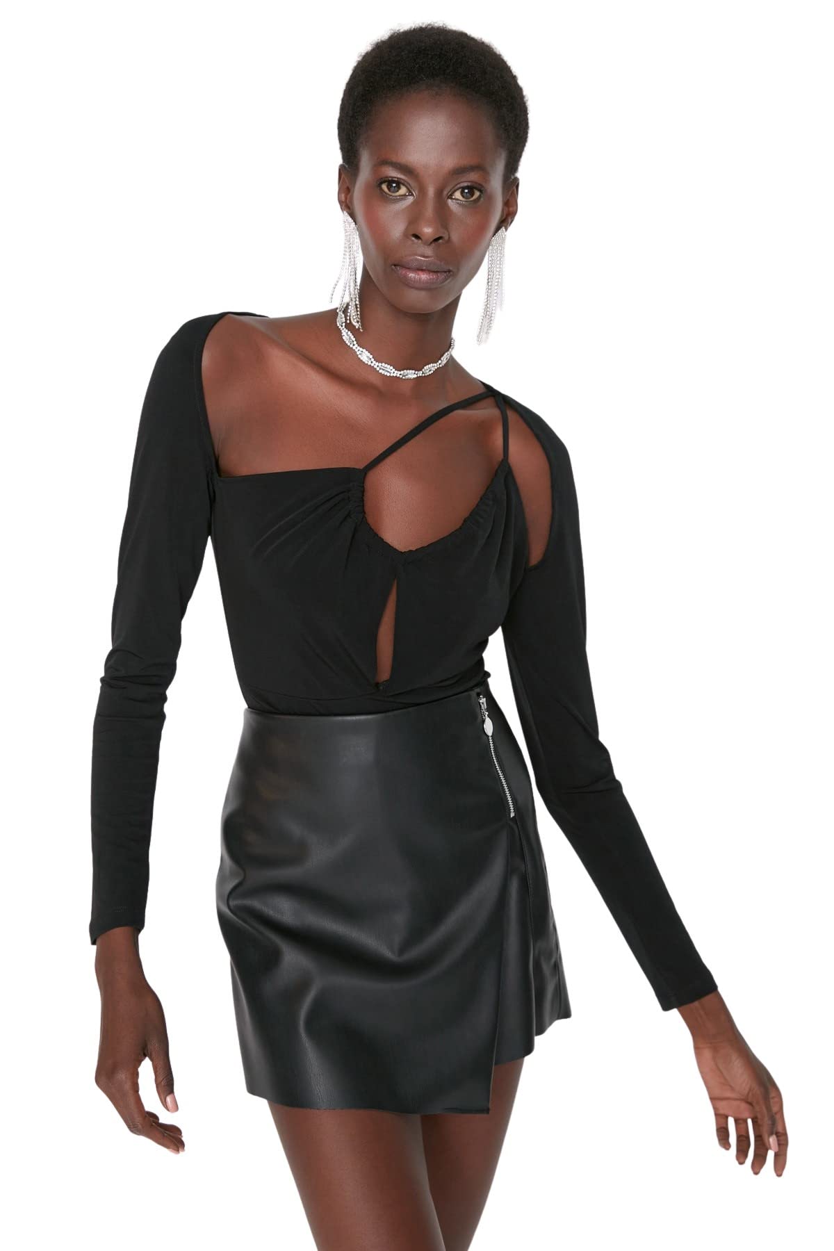 Trendyol Women Straight Knitted Bodysuit