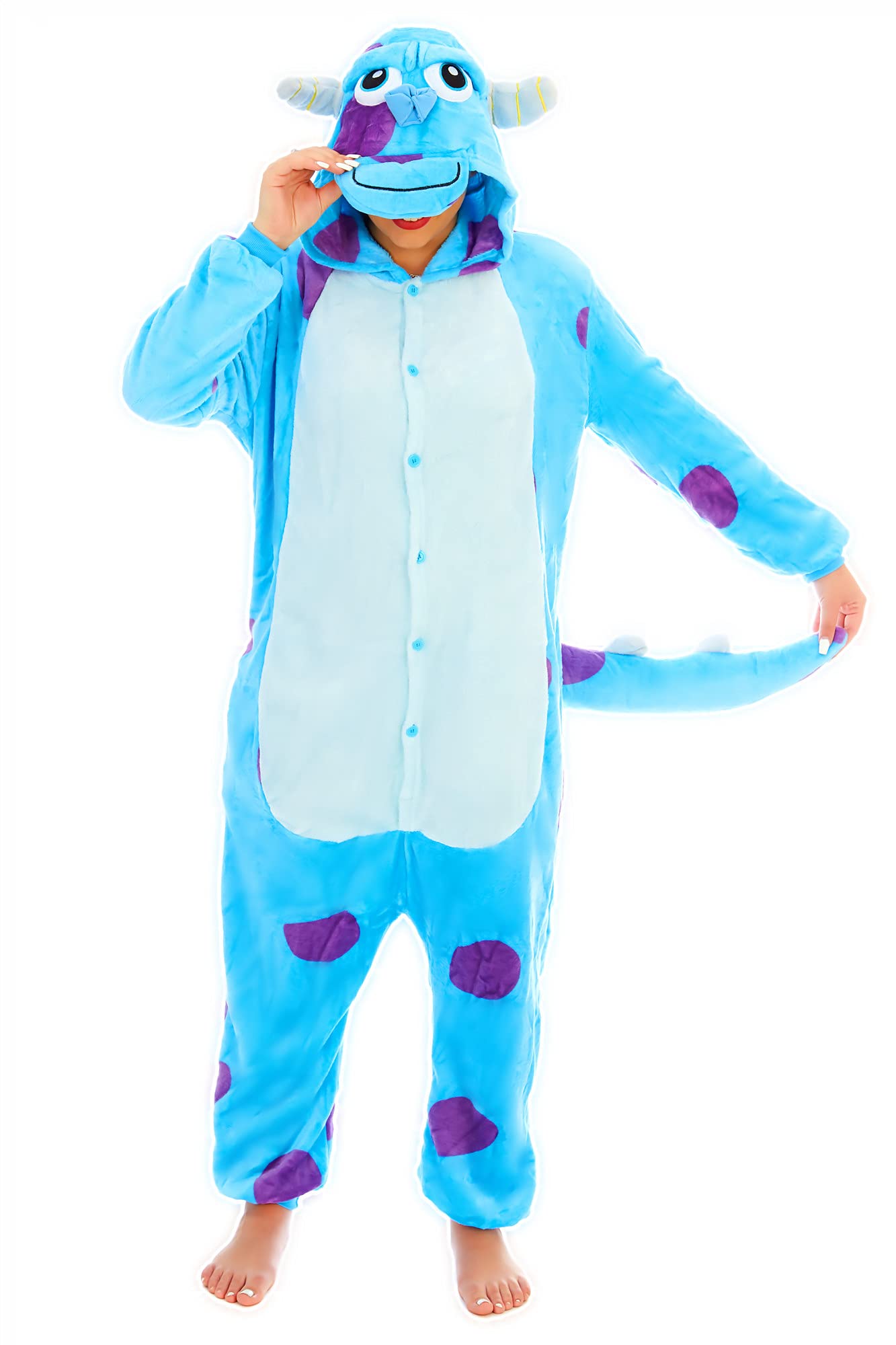 Everglamour 5055601172187 Onesie/Body Suit, Unisex-Adult, Blue, X Large