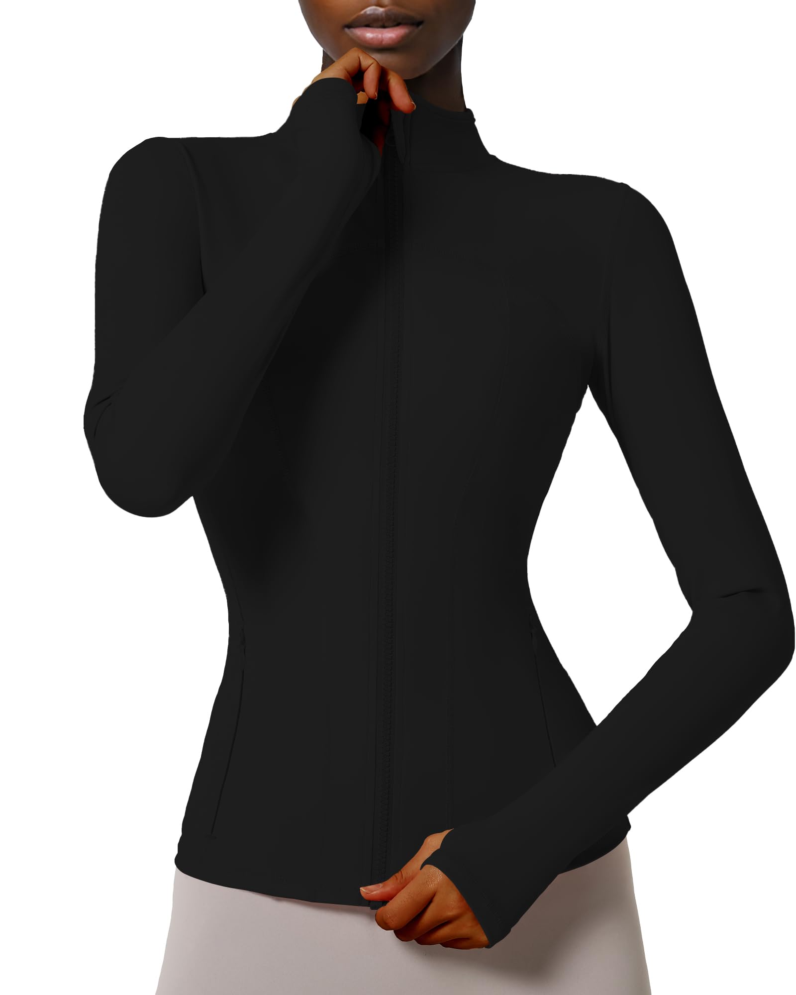 The brand ''Locachy'' is designed with simplicity, relaxing and comfortable, focus on providing more quality apparel. Size Chart for Women's Slim Fit Full Zip Athletic Running Sports Workout Jacket with Pocket XS-Bust: 29.92'' Sleeve: 22.83'' Length: 20.07'' S--Bust: 31.49'' Sleeve: 23.62'' Length: 20.86'' M-Bust: 33.07'' Sleeve: 24.41'' Length: 21.65'' L--Bust: 35.43'' Sleeve: 25.19'' Length: 22.44'' Because of personal measurement habits or different tools used, there may be a reasonable error