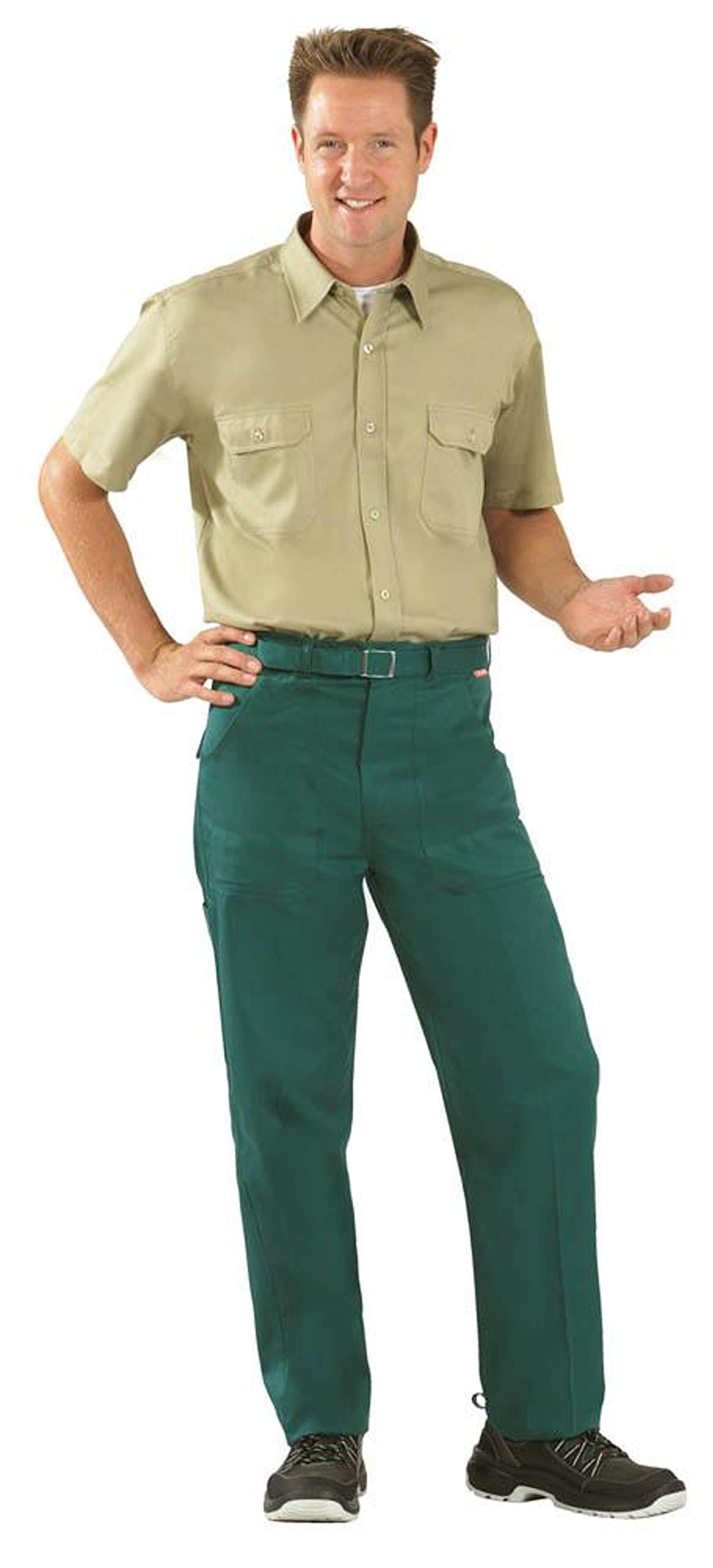 Planam 622042 Size 42 "MG 290" Trousers - Mid Green