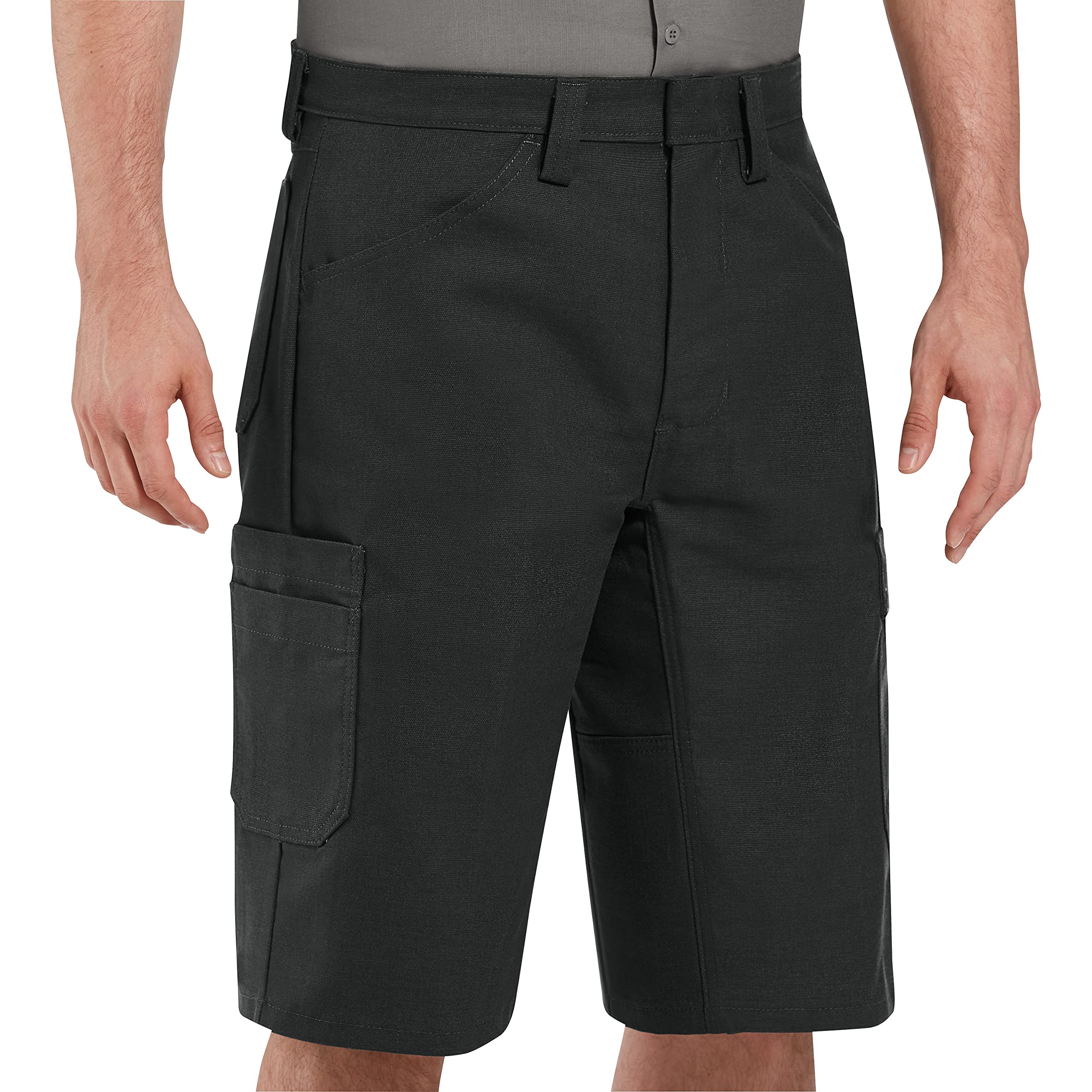 Red Kap Men's Shop Short, Black, 38