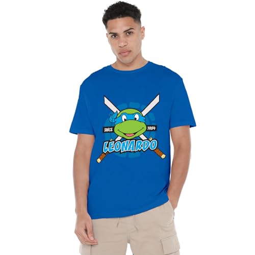 manji-devlin corporation TMNT Leonardo Since 1984 Unisex T Shirt, Royal Blue, Small