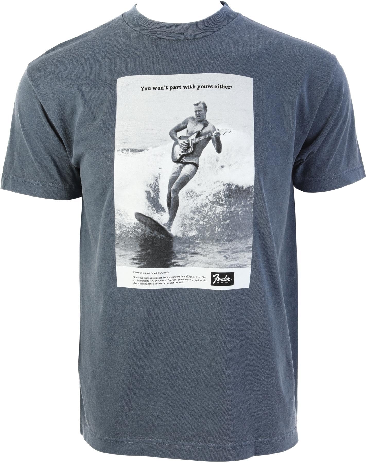 Fender Vintage Ad Surfer Tee, Ocean, XXL